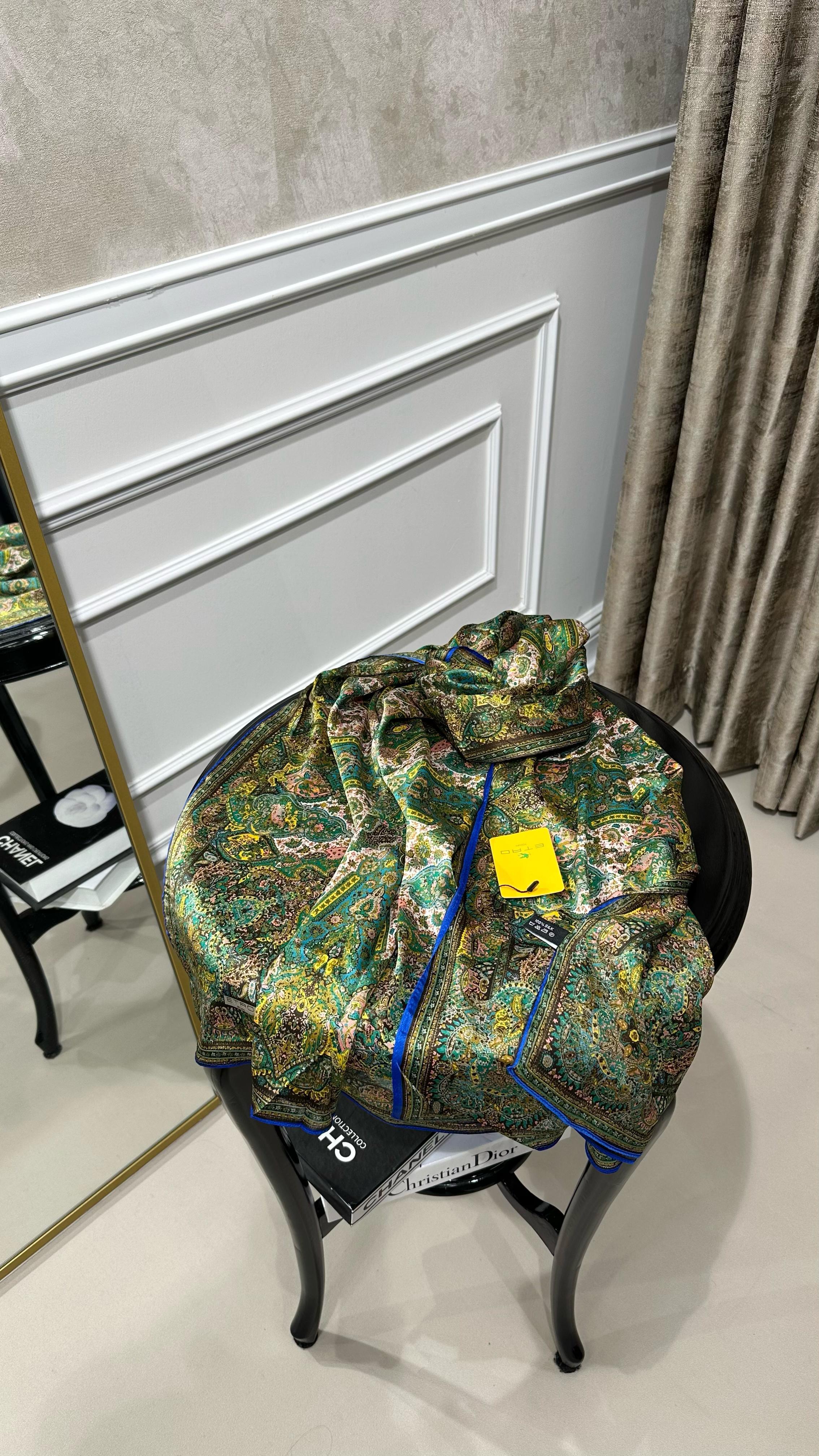 ETRO İPEK ŞAL YEŞİL