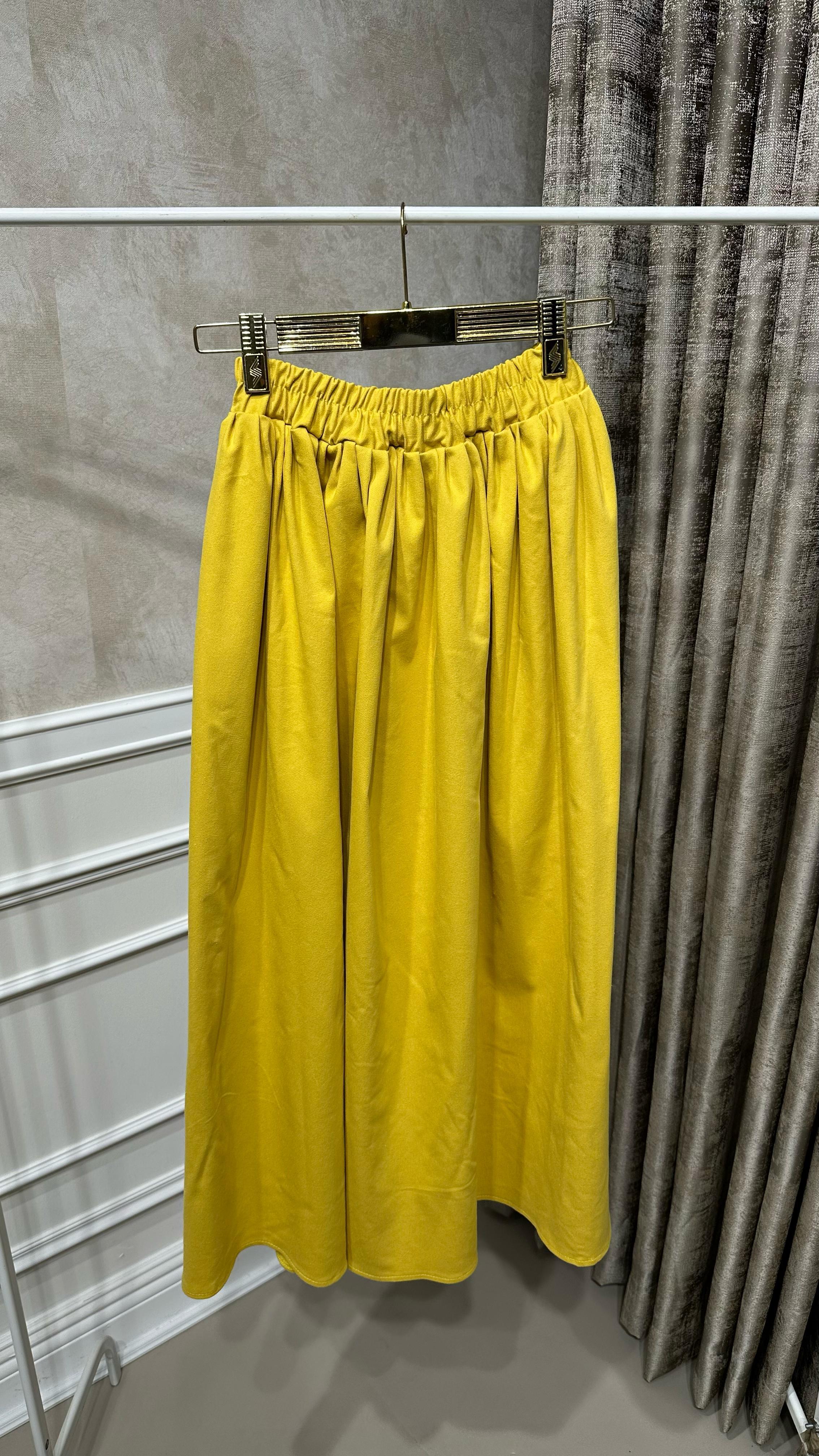 Gabardin Etek Hardal