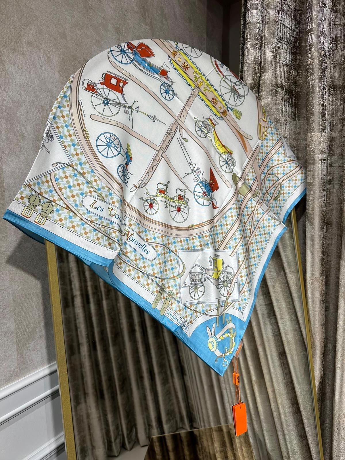 H TWİL İPEK EŞARP BEYAZ