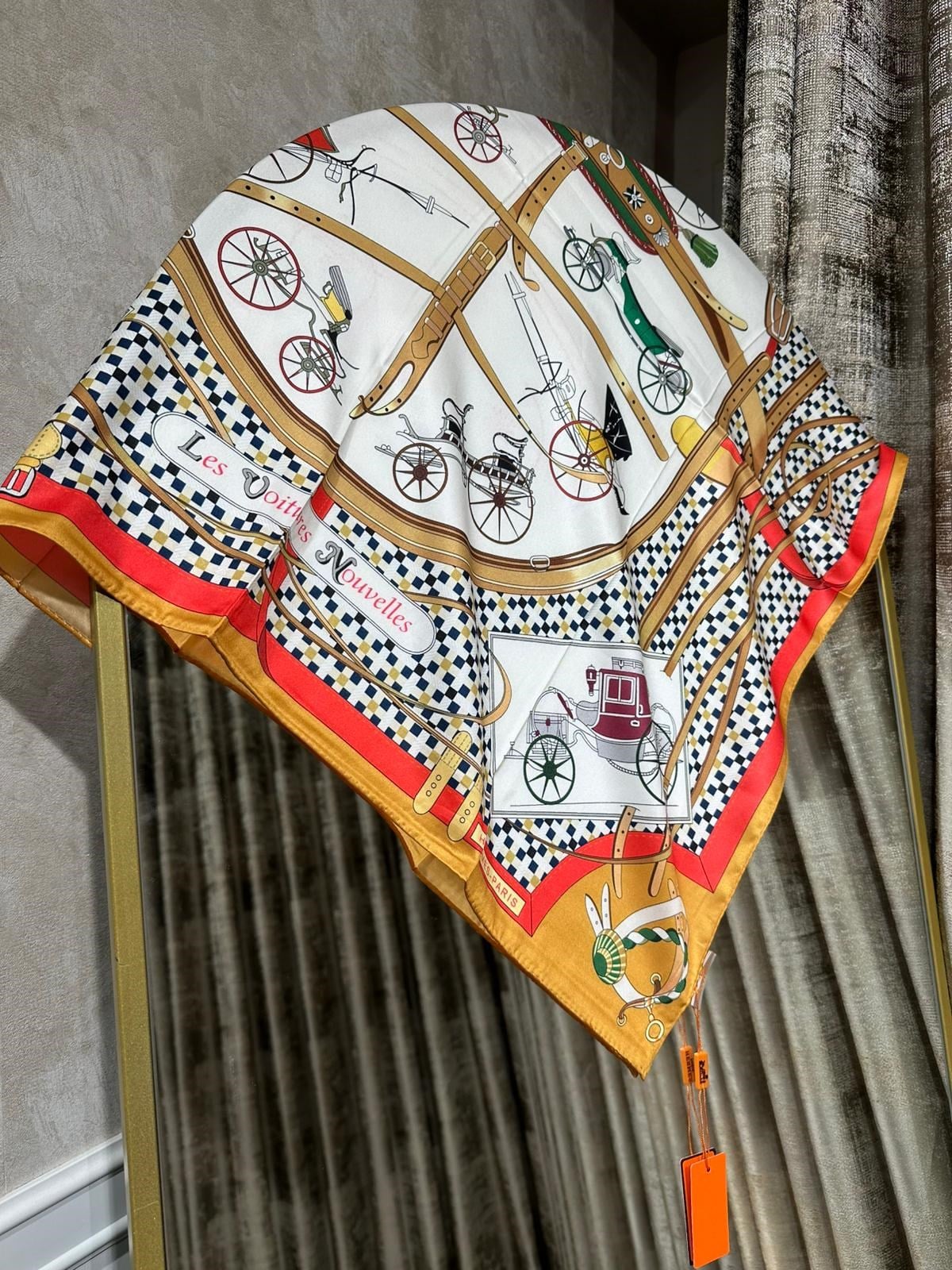 H TWİL İPEK EŞARP TURUNCU