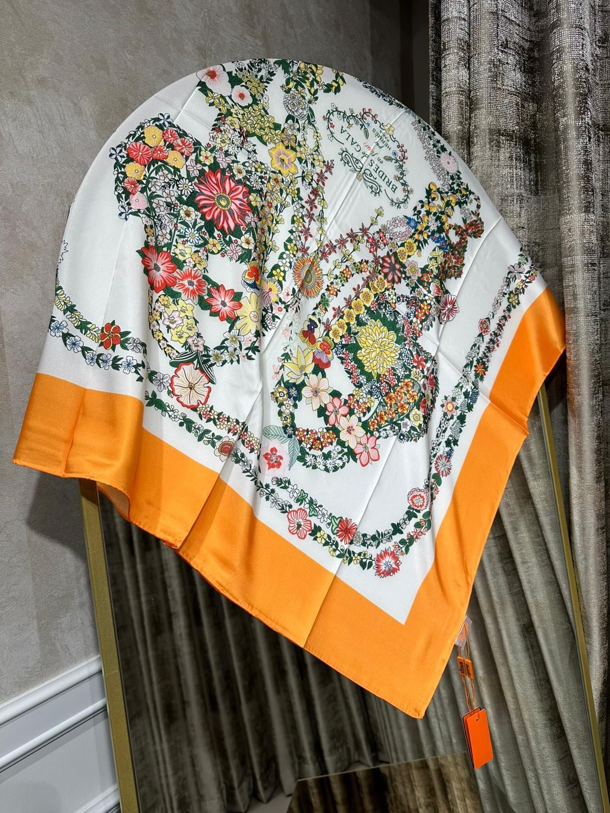 H TWİL İPEK EŞARP TURUNCU