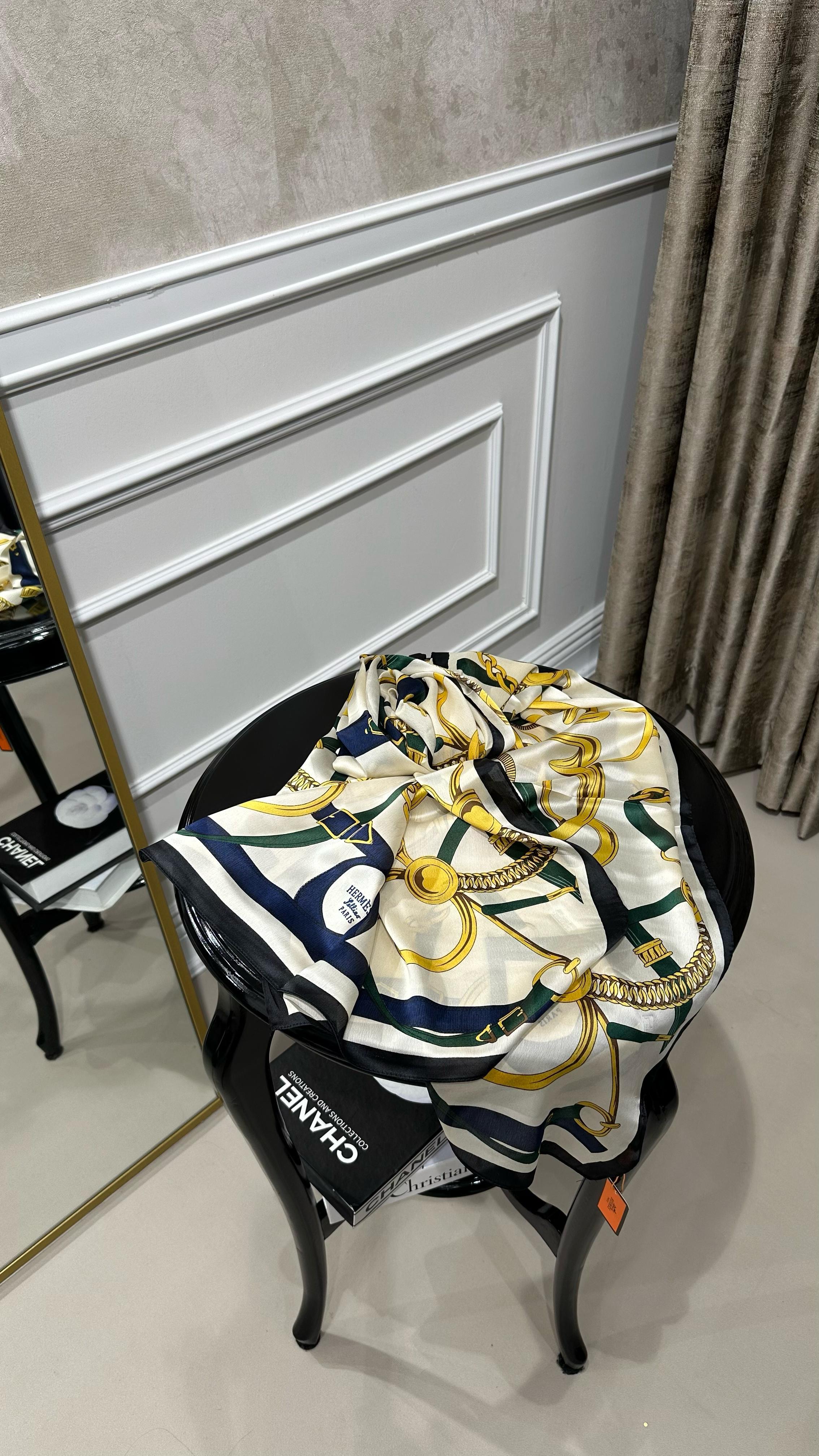 HERMES İPEK ŞAL KREM