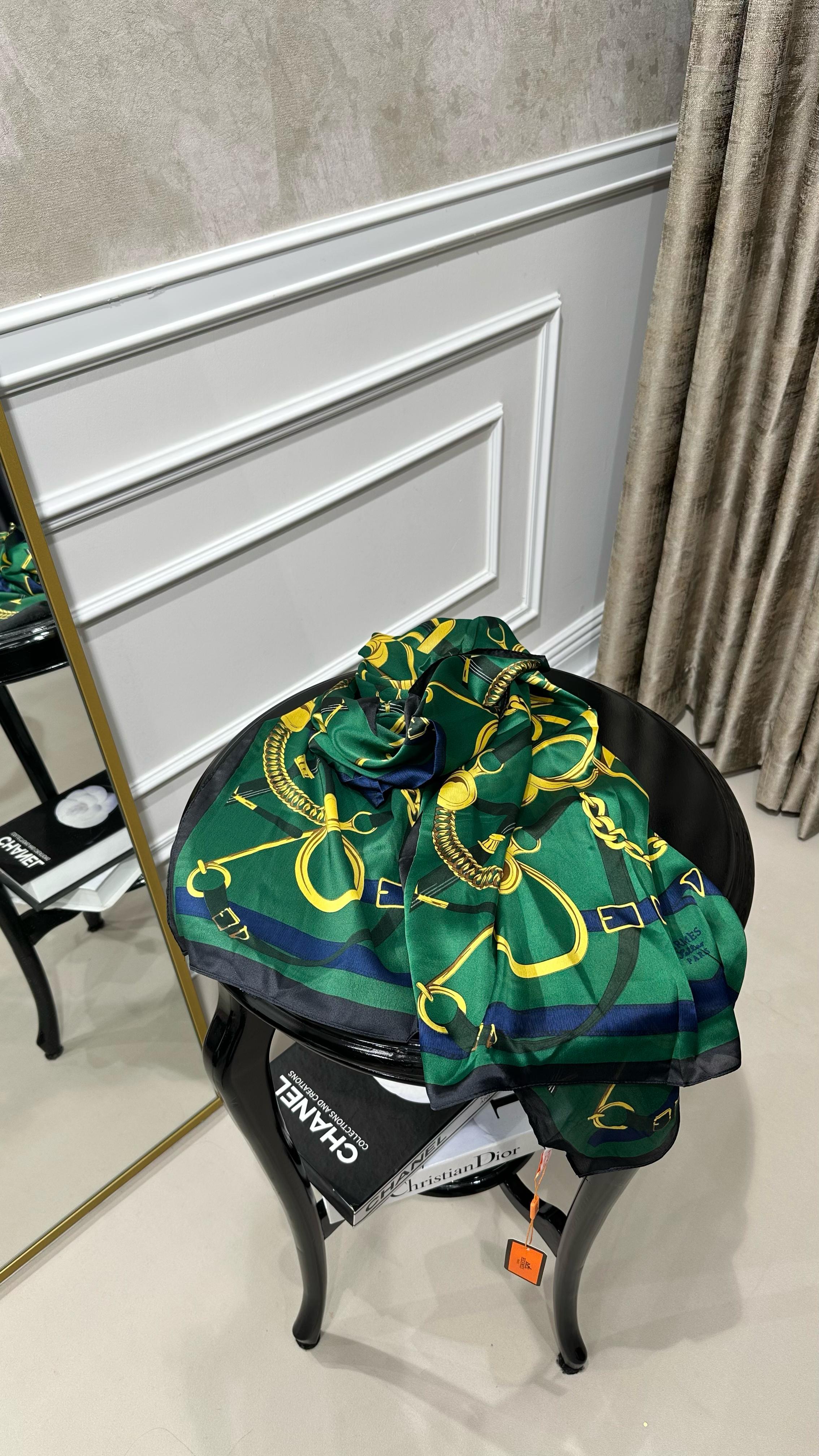 HERMES İPEK ŞAL YEŞİL