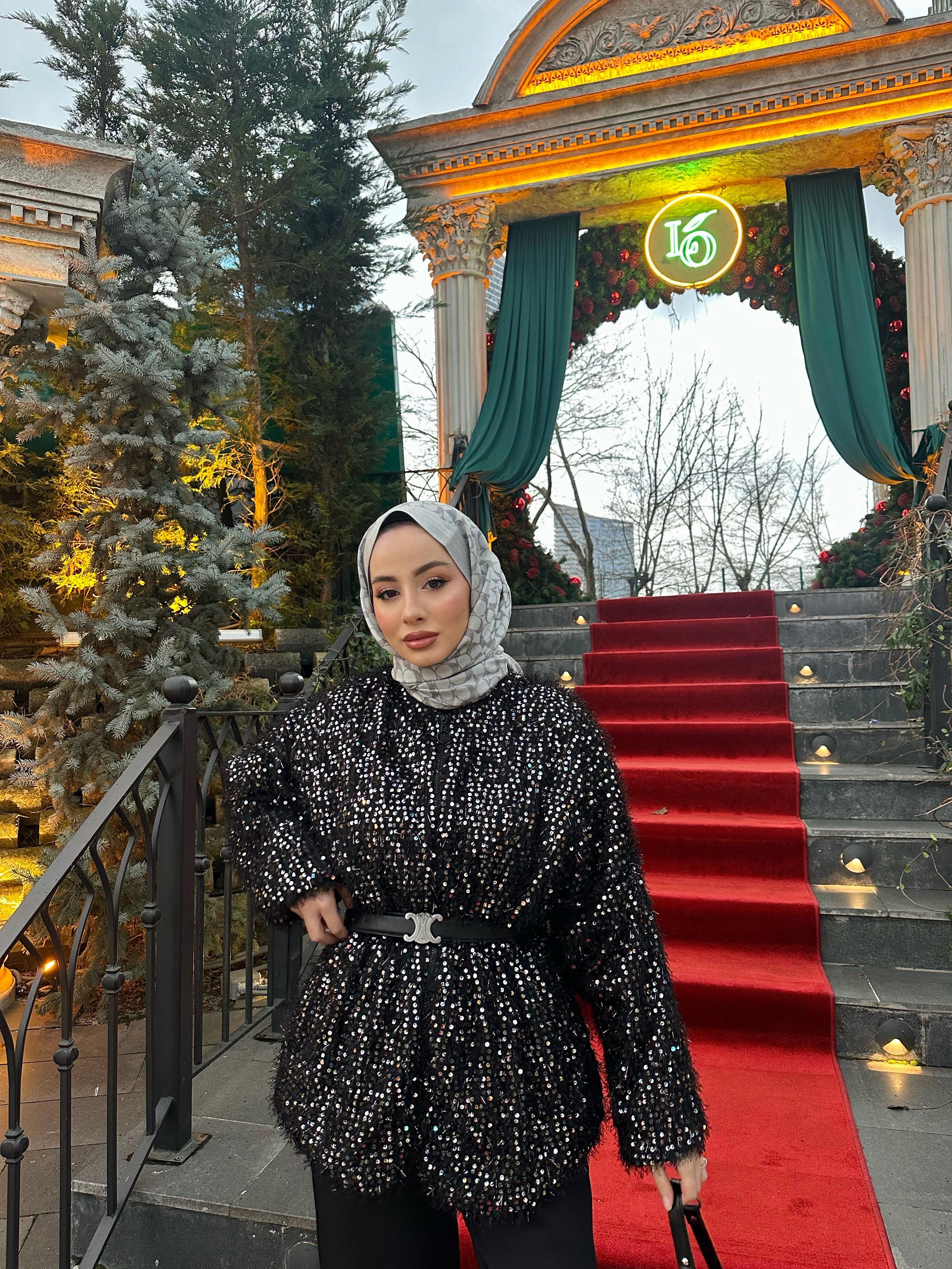 Sakallı Ceket Siyah