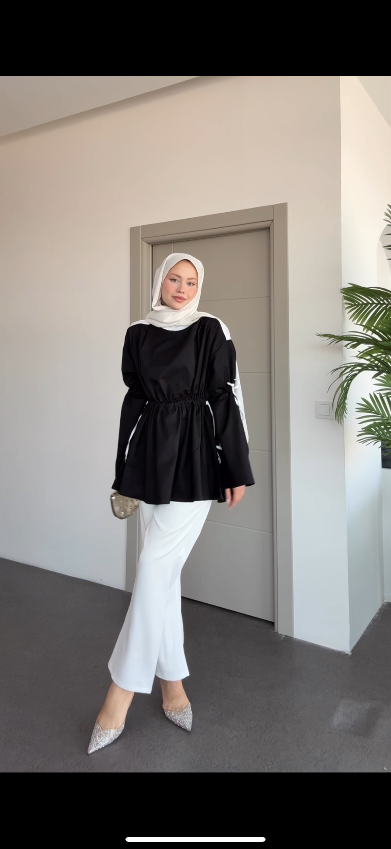 SHEYMA TASARIM GÖMLEK SİYAH