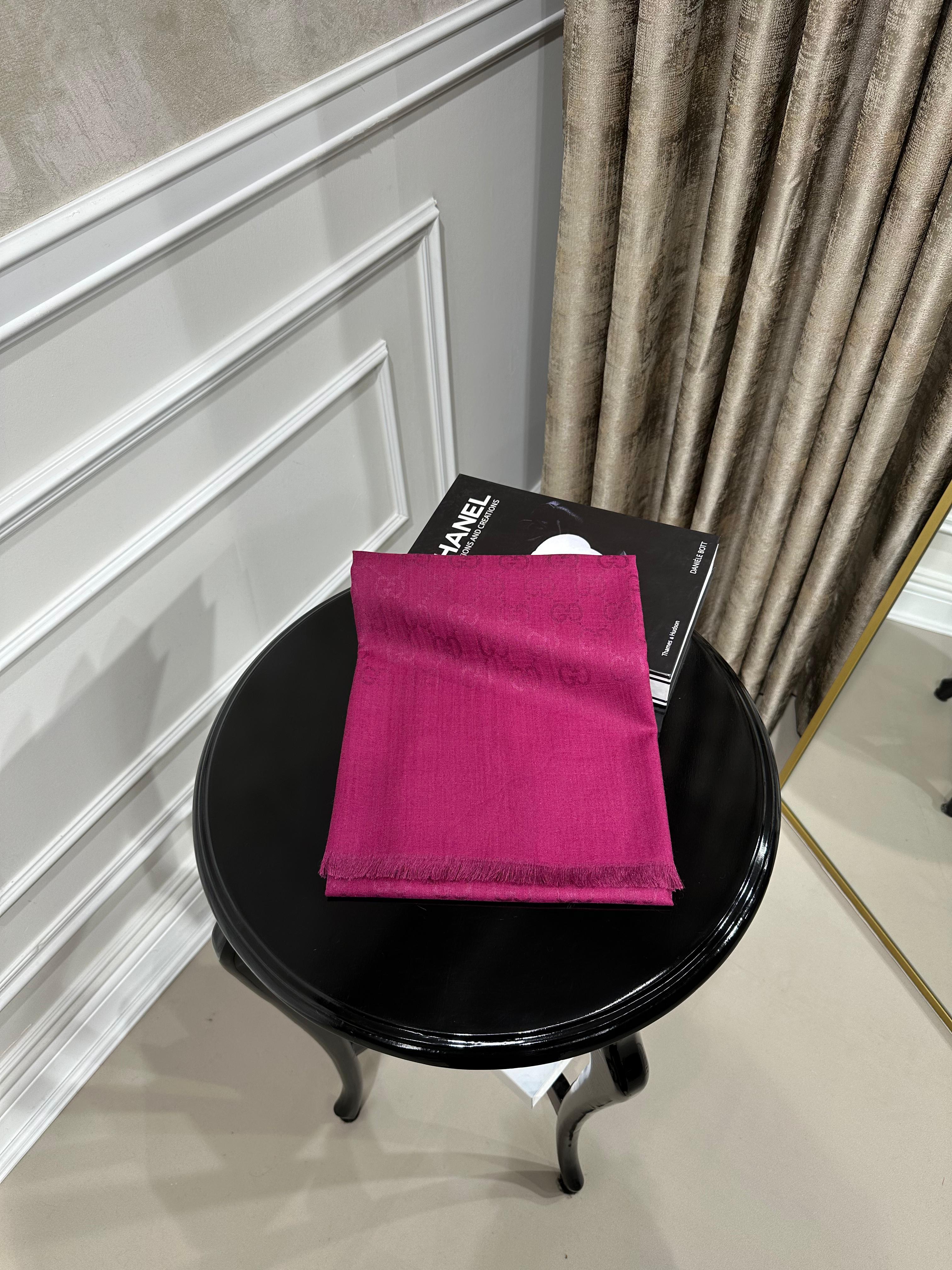 YÜN İPEK FUŞYA ŞAL