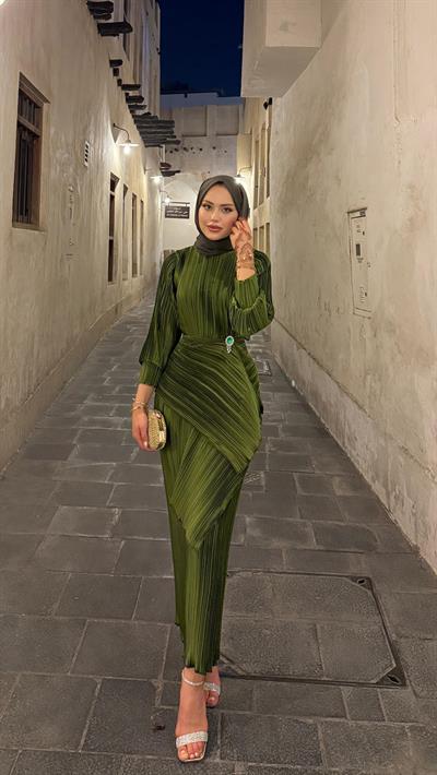 VALENTİNE ABİYE YAĞ YEŞİLİ