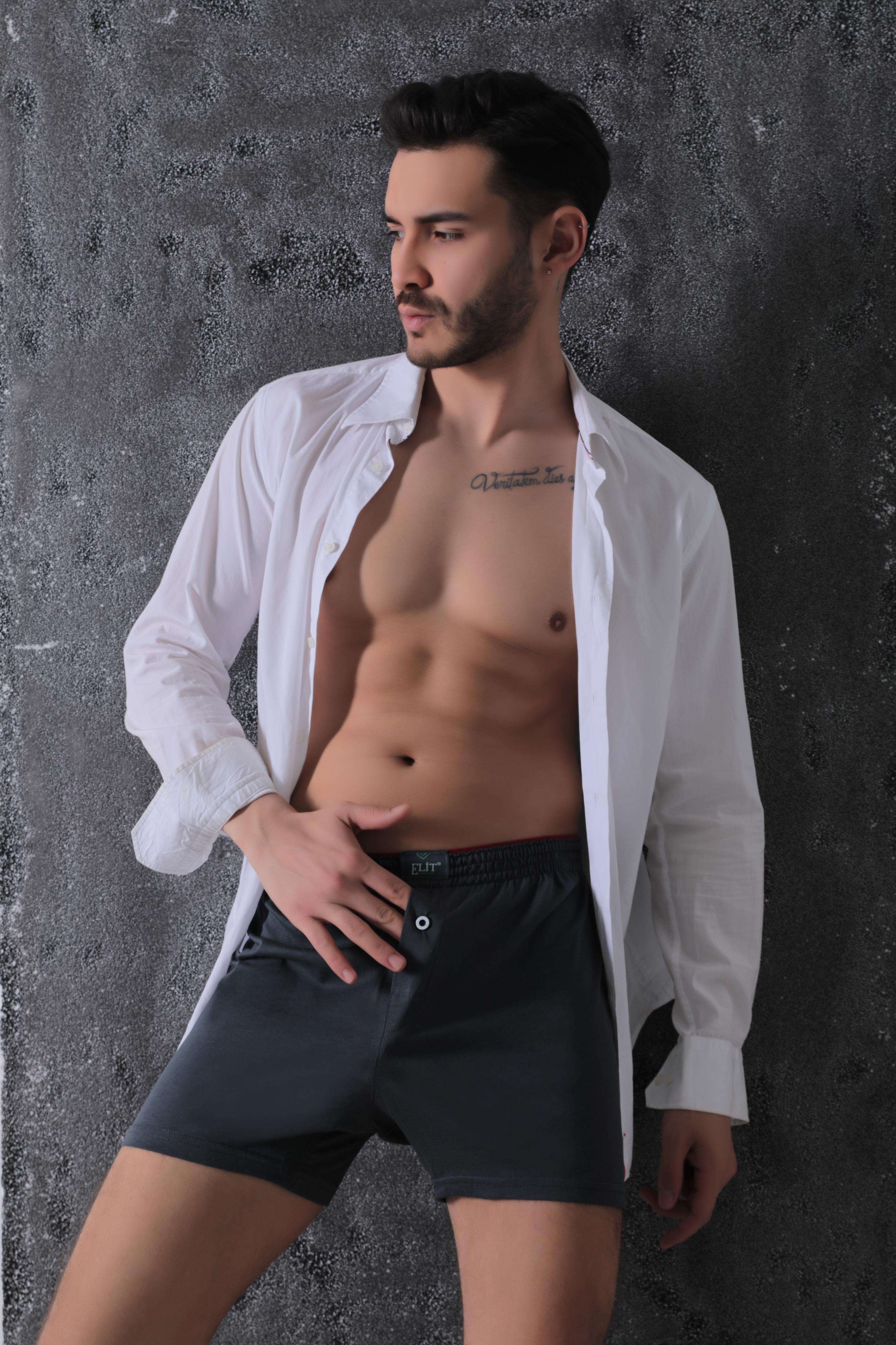 Erkek Pamuklu Havlu Bel Boxer 6Lı Paket