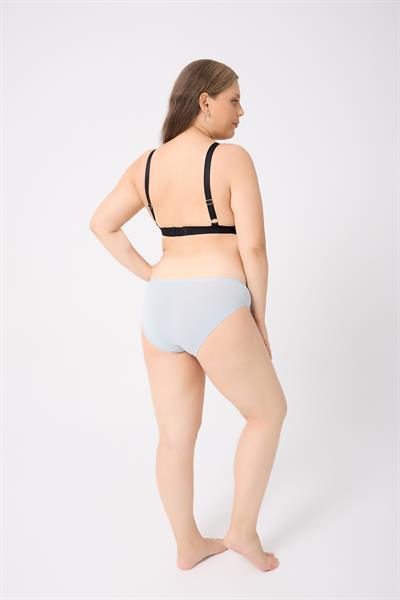3Lü Adet Buz Mavisi Rengi Pamuklu Bayan Bikini