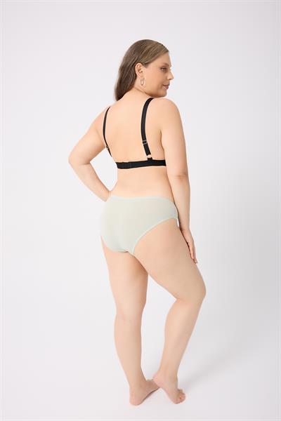 3Lü Adet Yeşil Rengi Pamuklu Bayan Bikini
