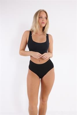 3Lü Adet Siyah Rengi Yüksek bel Bayan Bato