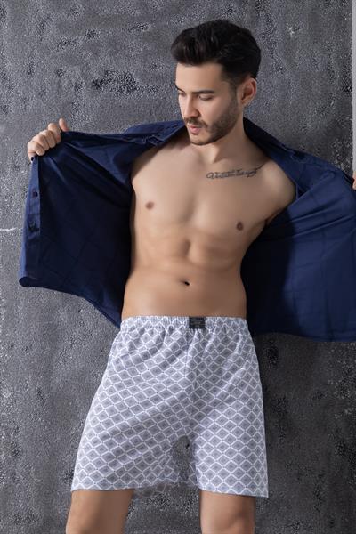 Erkek Karışık Desenli Empirme Boxer 6Lı Paket