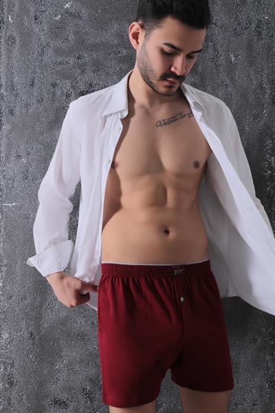 Erkek Pamuklu Havlu Bel Boxer 6Lı Paket