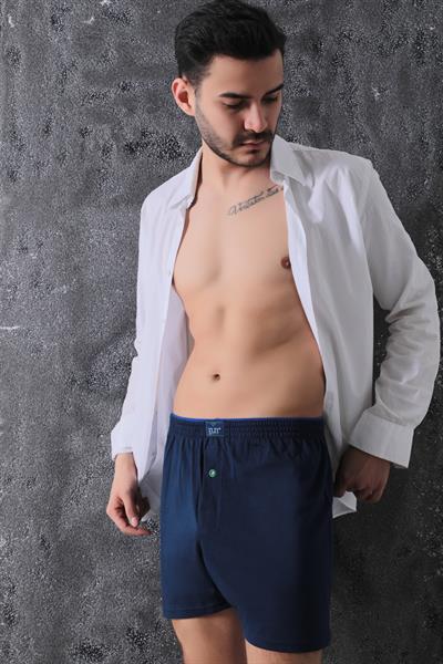 Erkek Pamuklu Havlu Bel Boxer 6Lı Paket