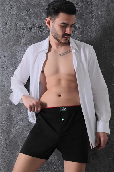 Erkek Pamuklu Havlu Bel Boxer 6Lı Paket