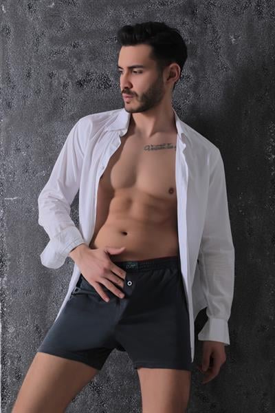 Erkek Pamuklu Havlu Bel Boxer 6Lı Paket