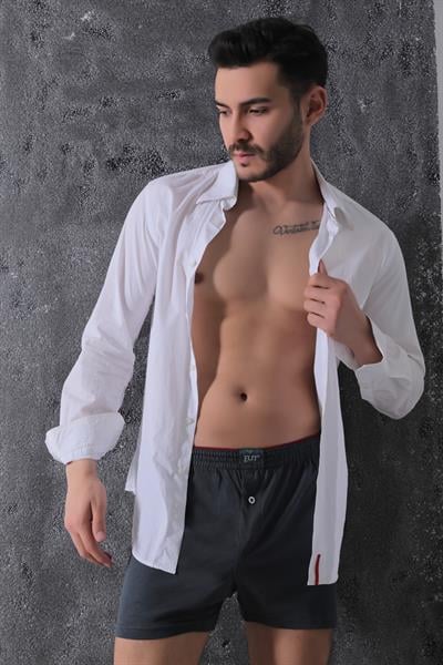 Erkek Pamuklu Havlu Bel Boxer 6Lı Paket