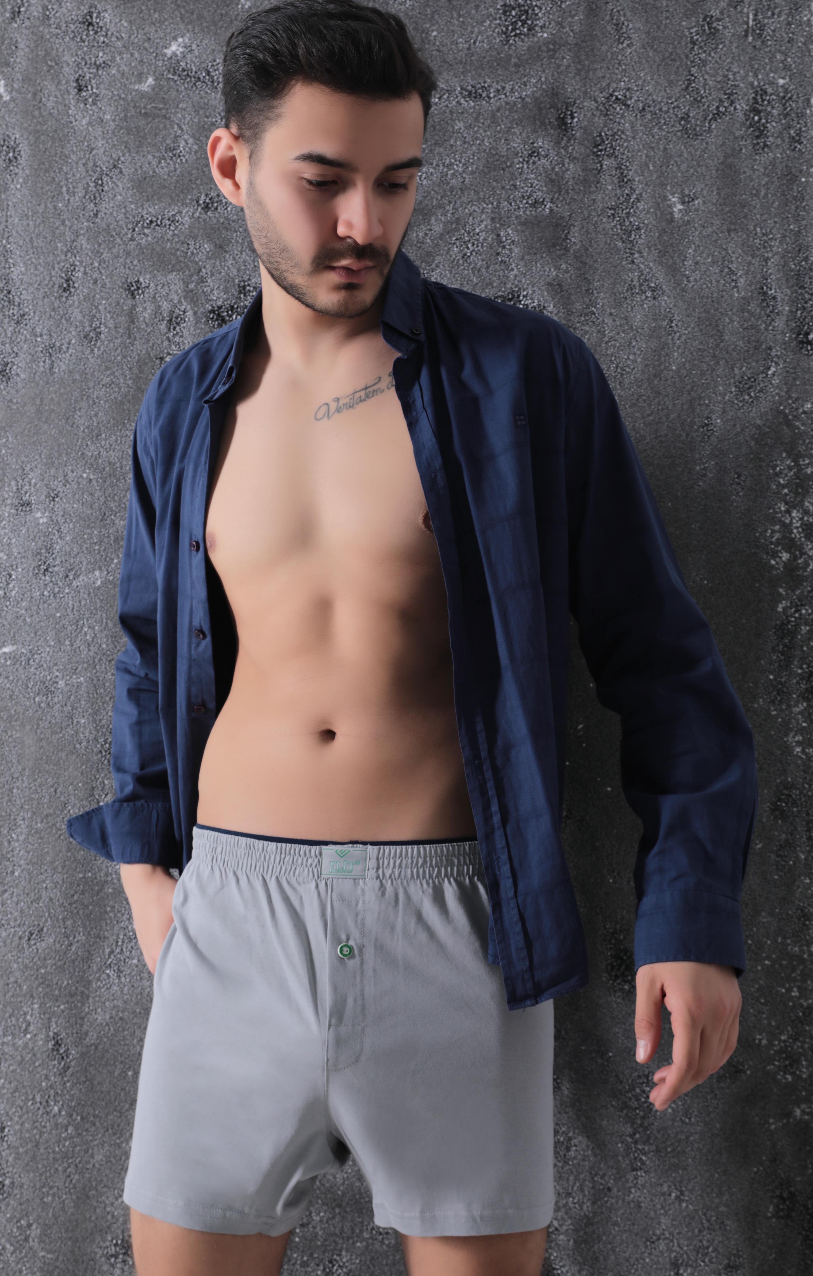 Erkek Pamuklu Havlu Bel Boxer 6'Lı Paket