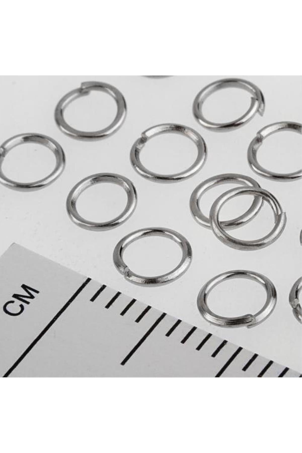 0,7*6 Metal Halka 50 Gram - Gümüş Rengi