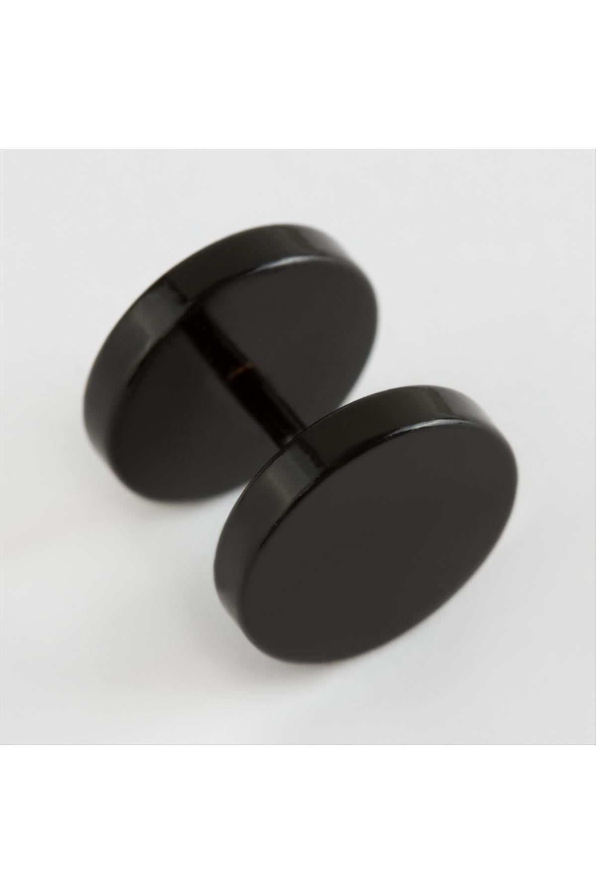 10 mm Silindir Piercing 1 Adet-Siyah