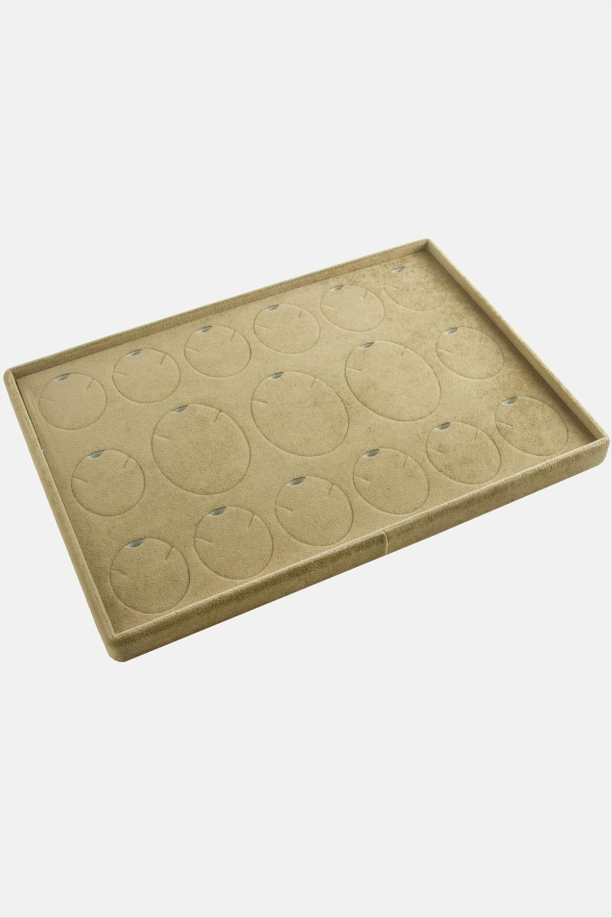 17 Adet Anfora Kumaş Yatay Ayaklı Kolye Standı