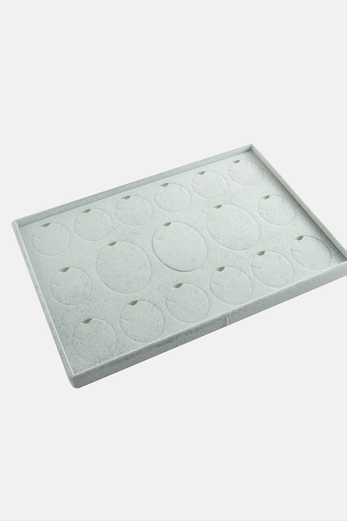 17 Adet Anfora Kumaş Yatay Ayaklı Kolye Standı