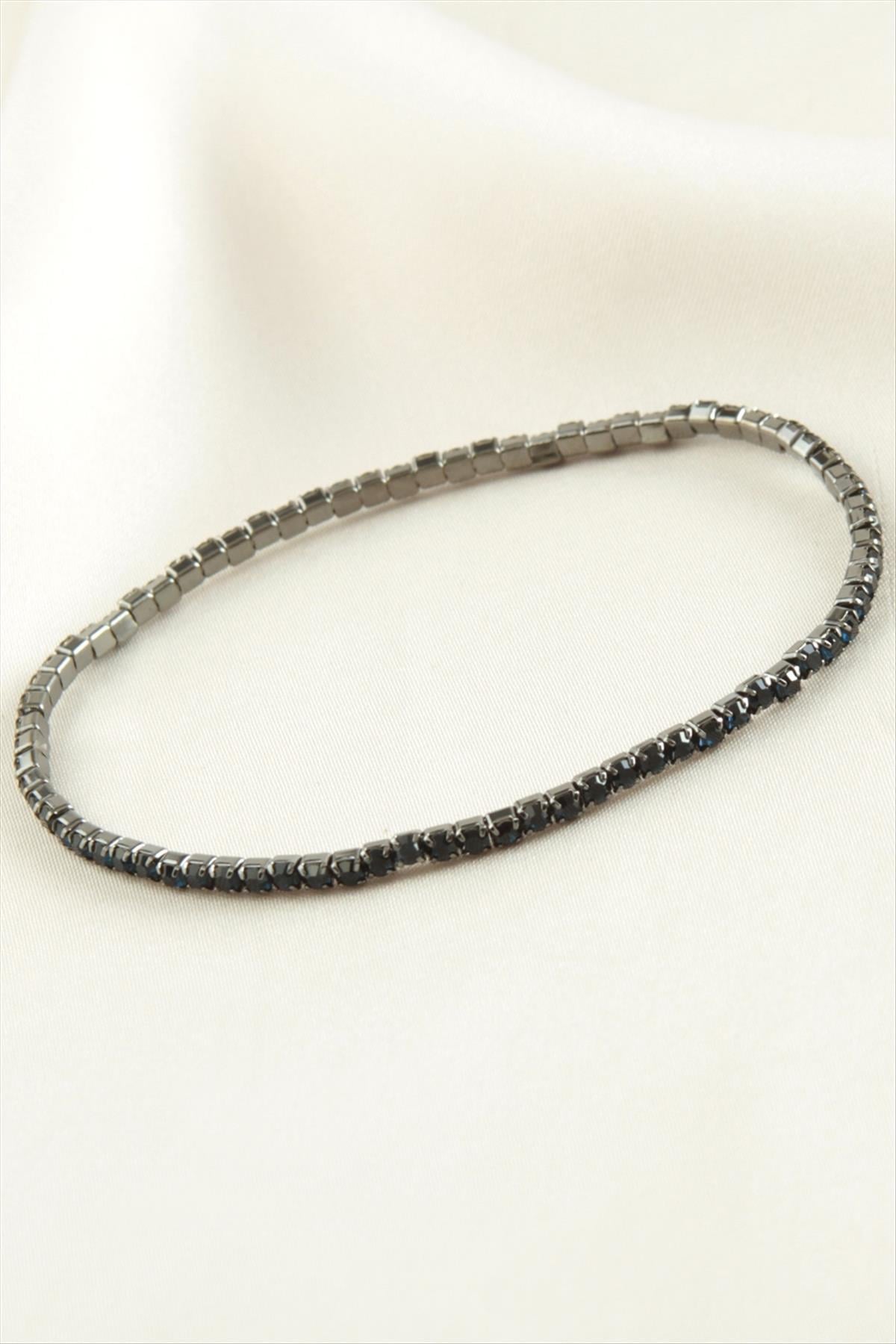 2 mm Minik Şerit Taşlı Suyolu Bileklik