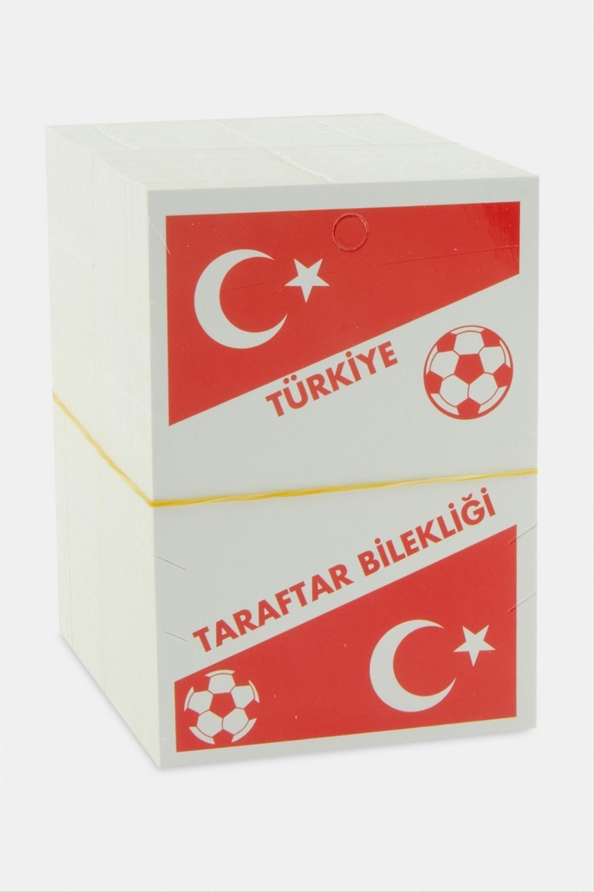 2-li Ay Yıldız Taraftar Bileklik Kartı Kırmızı