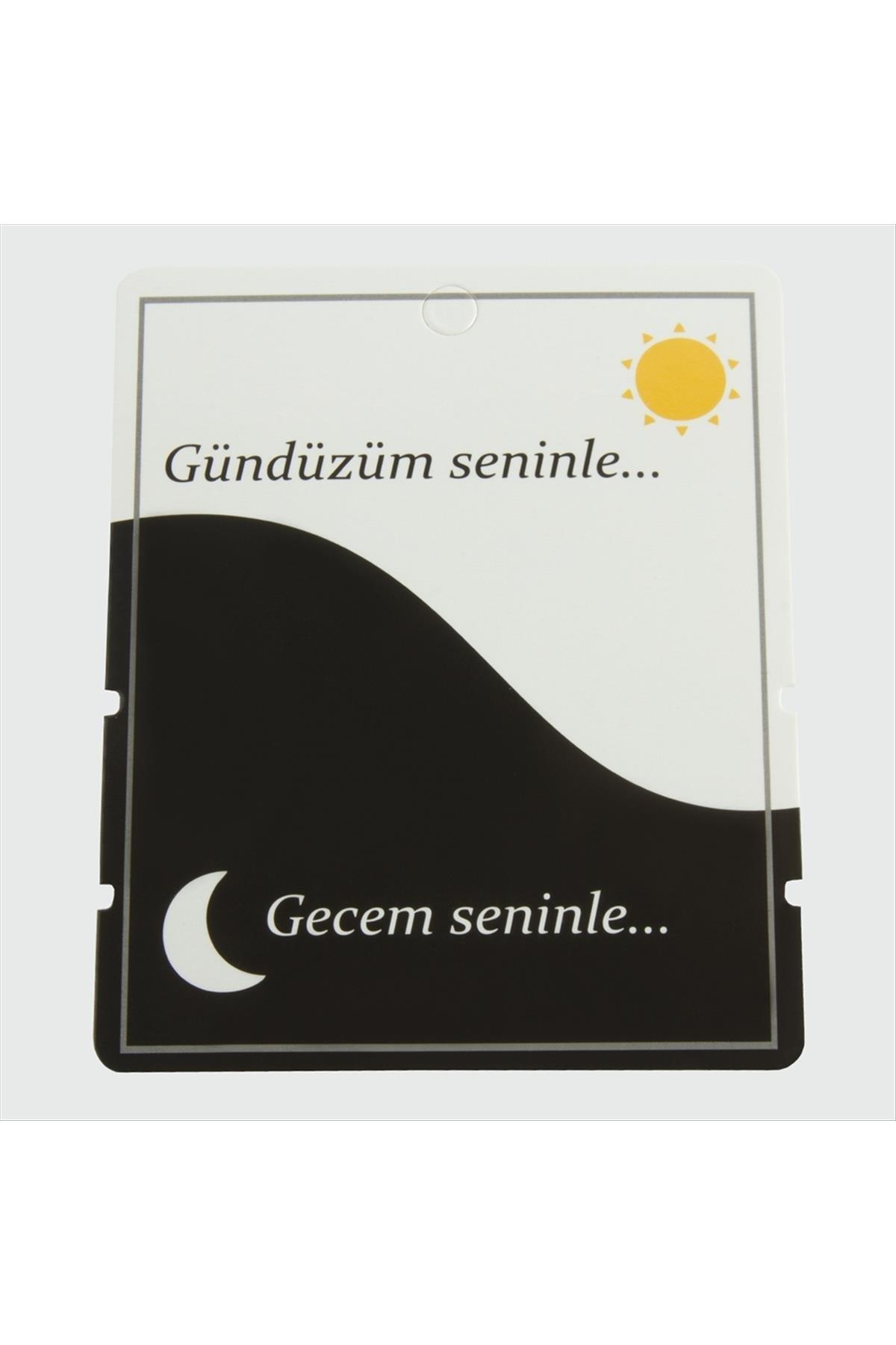 2li Gece Gündüz Bileklik Kartı-Siyah