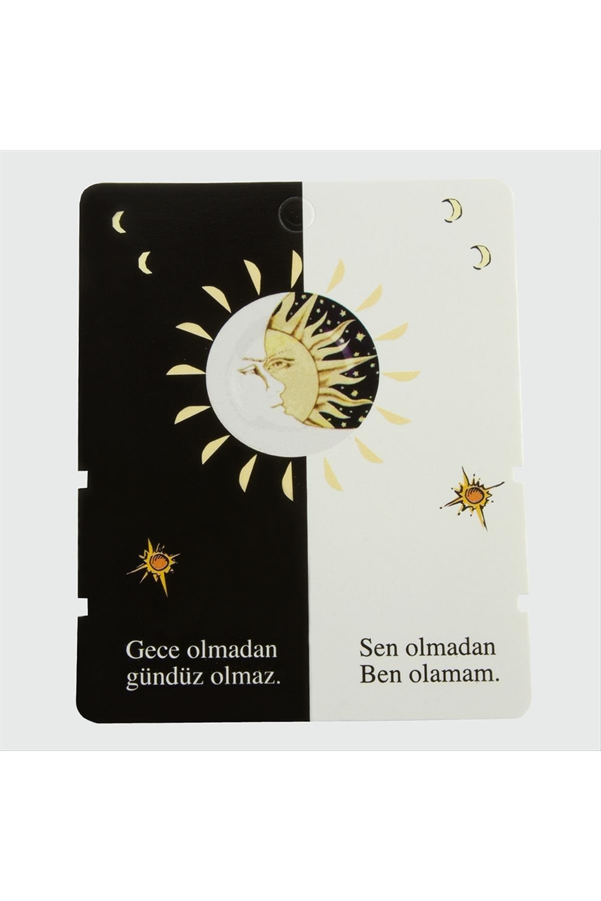 2li Gece Gündüz Bileklik Kartı-Siyah
