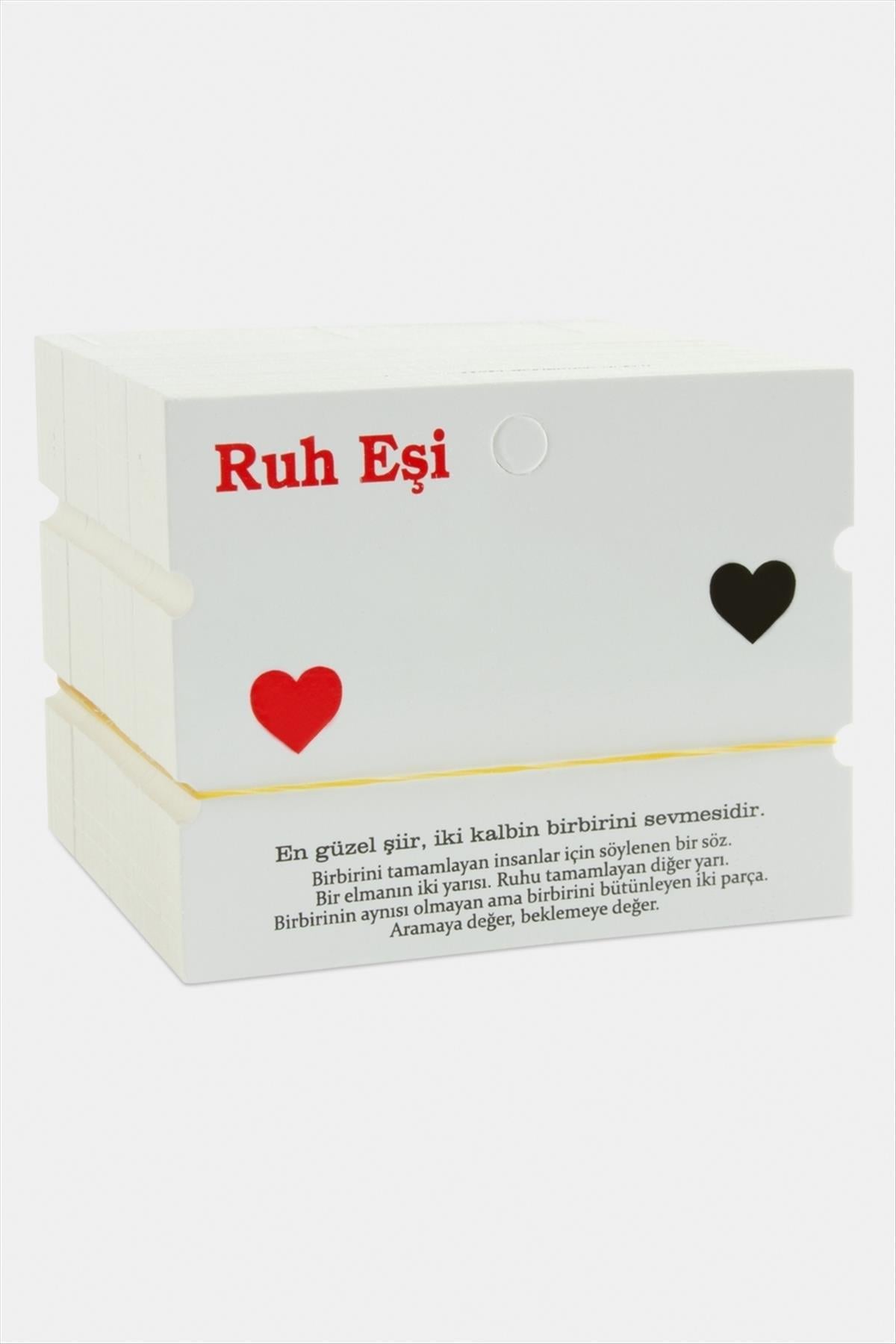 2li Ruh Eşi Bileklik Kartı-Beyaz