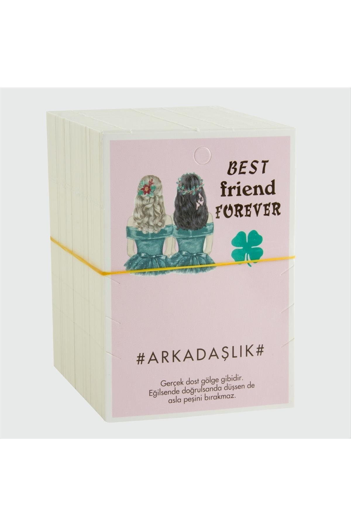 3lü Arkadaşlık Bileklik Kartı-Lila
