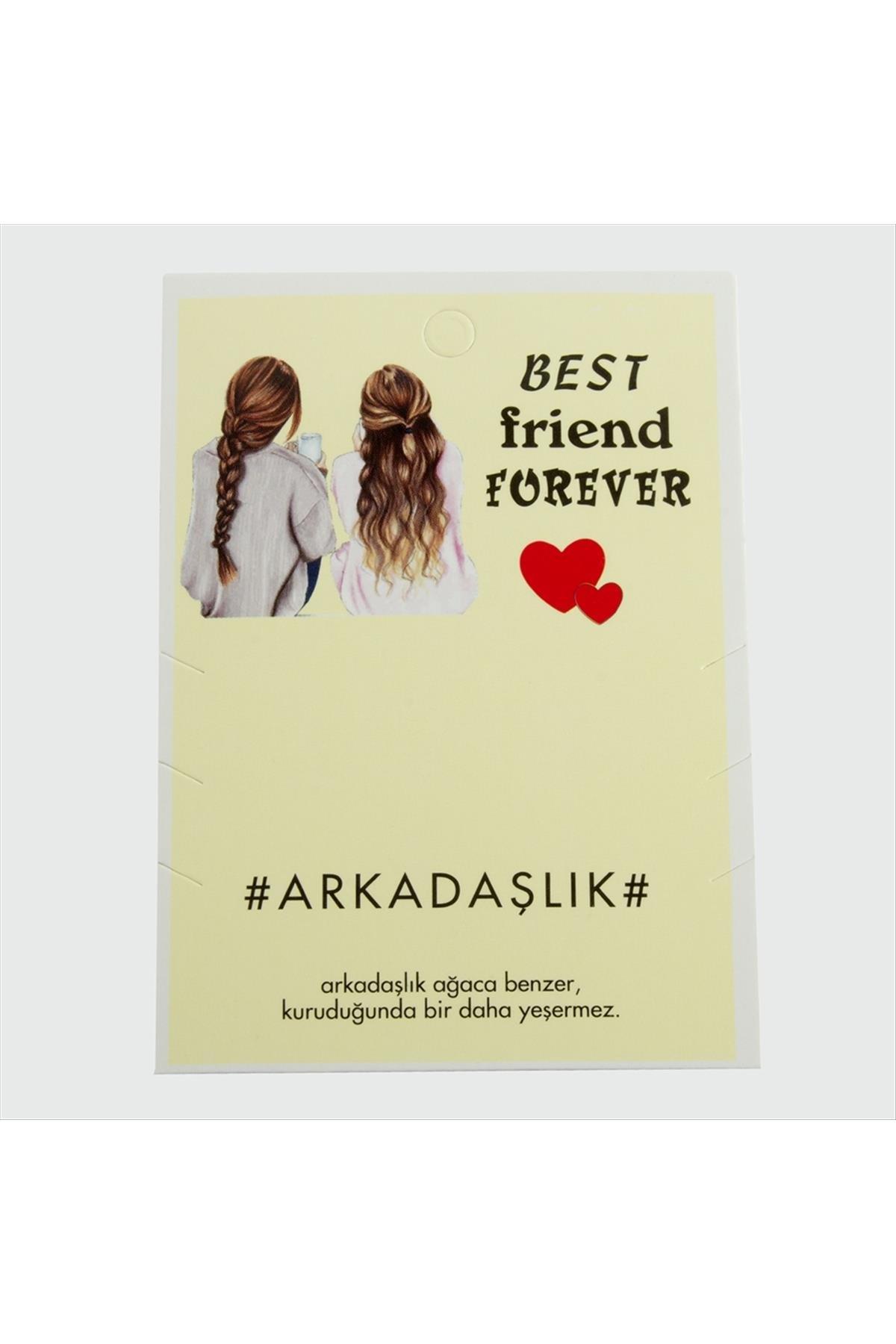 3lü Arkadaşlık Bileklik Kartı-Sarı
