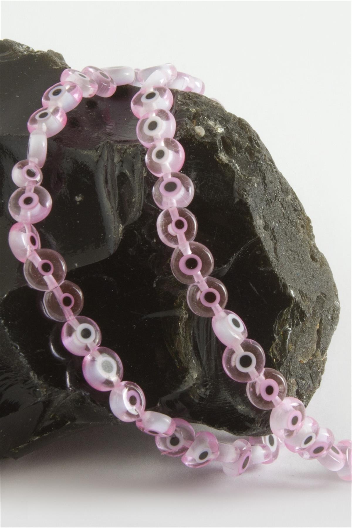 6 mm Cam Nazar Boncuk 1 Dizi