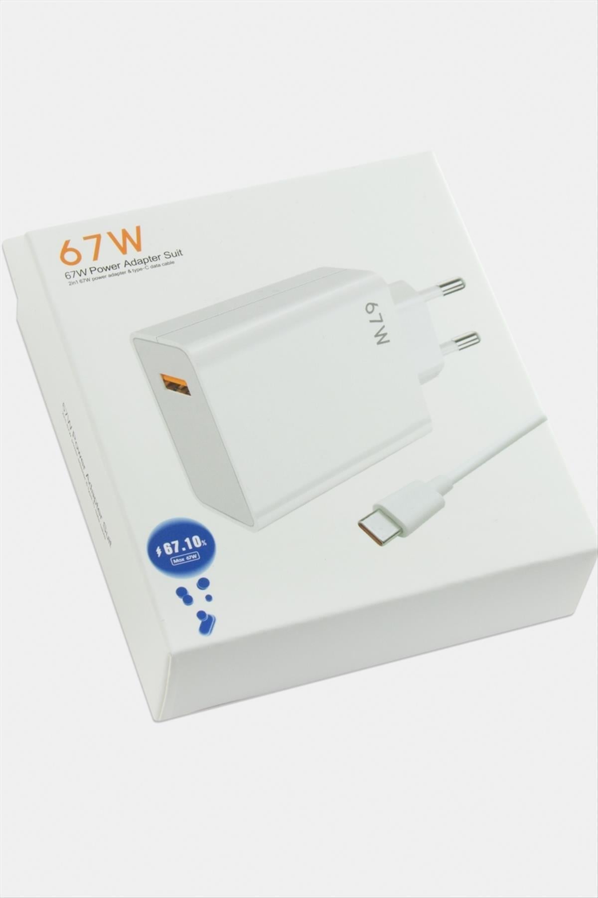 67W Type C Şarj Aleti Beyaz