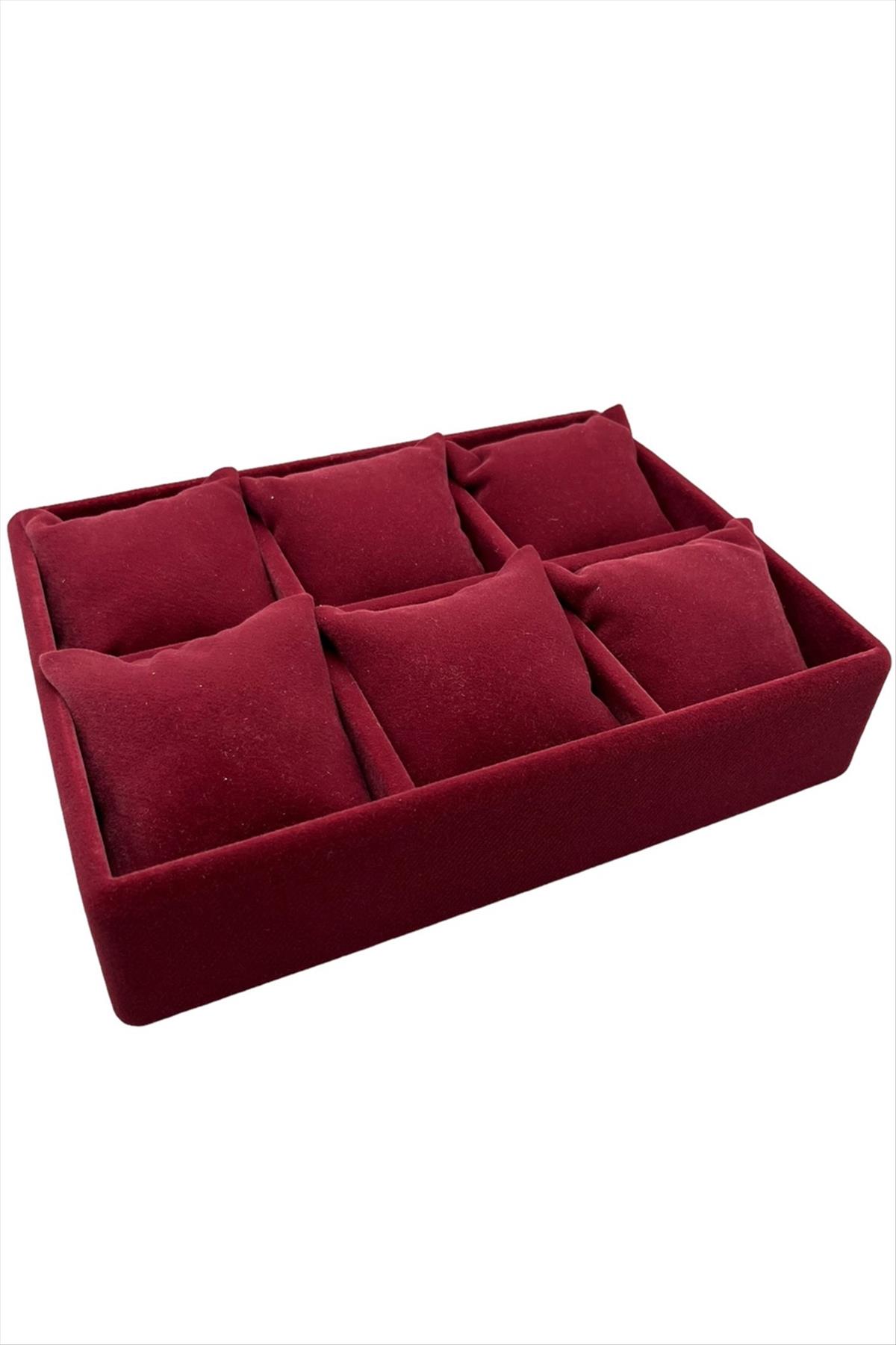 6lı Anfora Kumaş Yastıklı Tabla