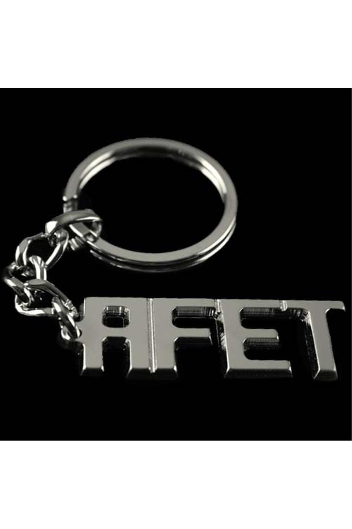 Afet İsimli Anahtarlık