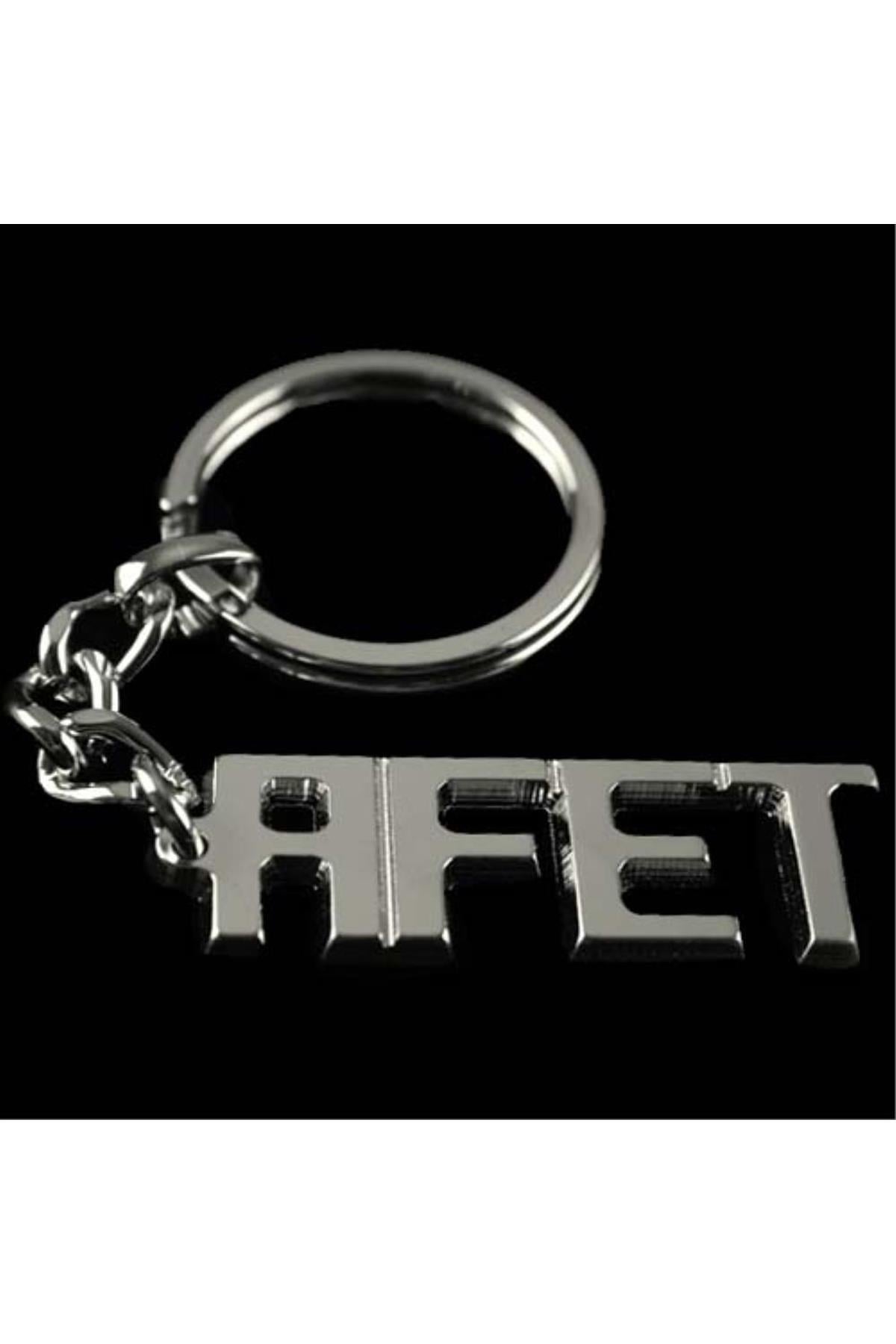 Afet İsimli Anahtarlık-