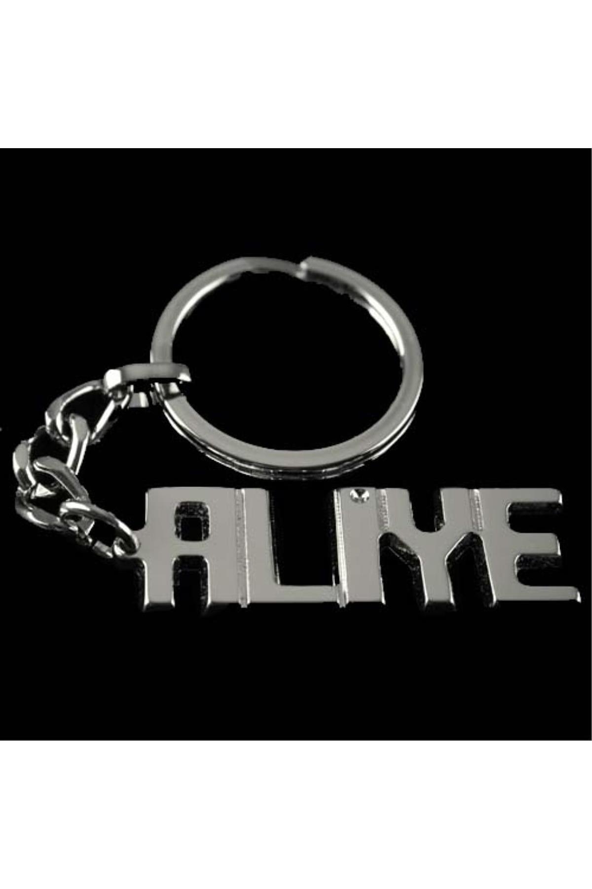Aliye İsimli Anahtarlık-Gümüş Rengi