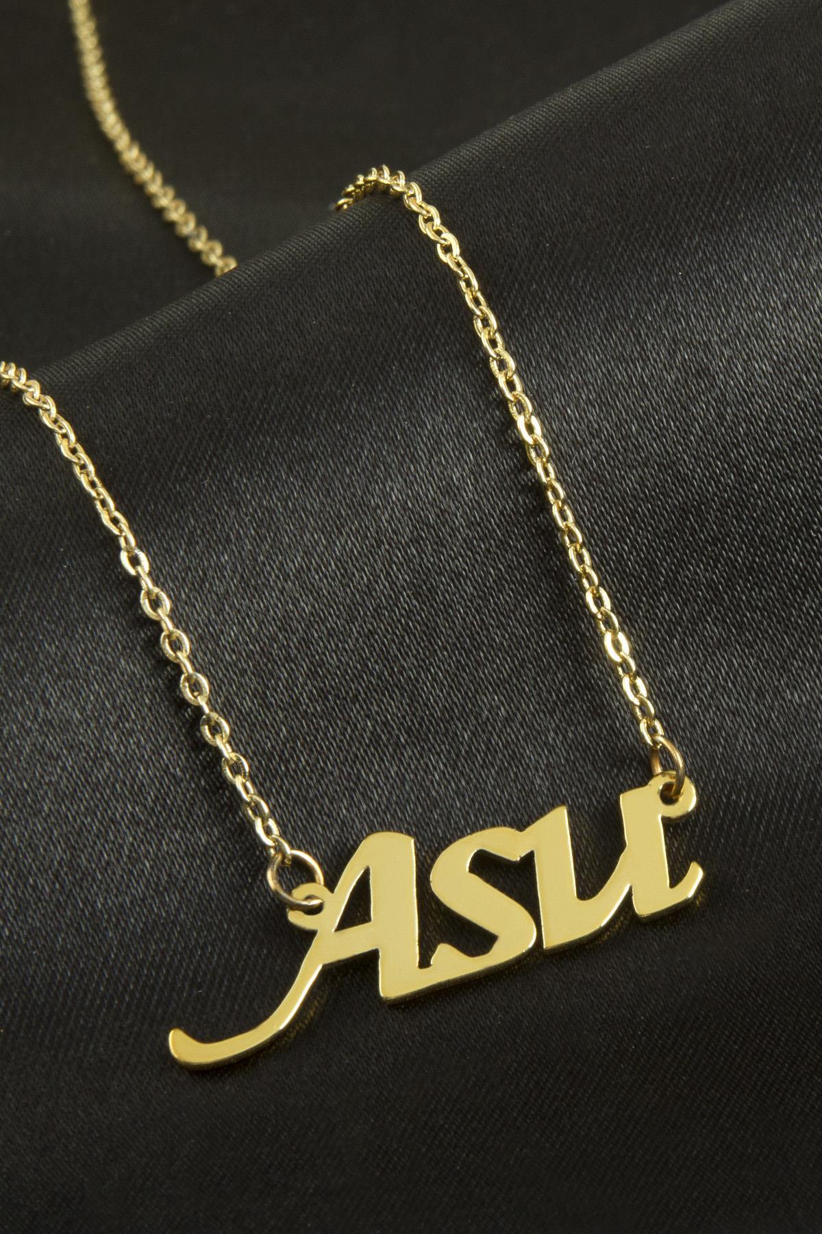 Asu isimli kolye -Sarı