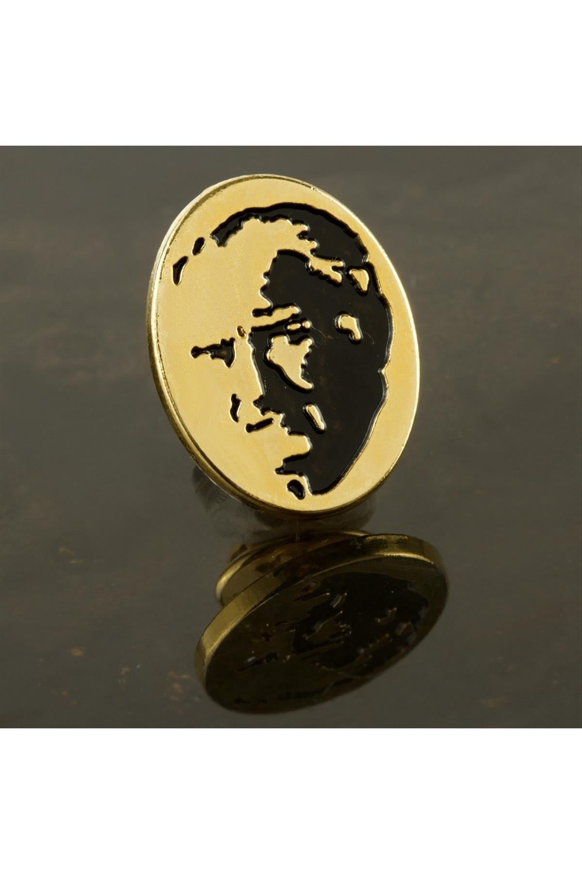 Atatürk Yaka Rozet-Sarı
