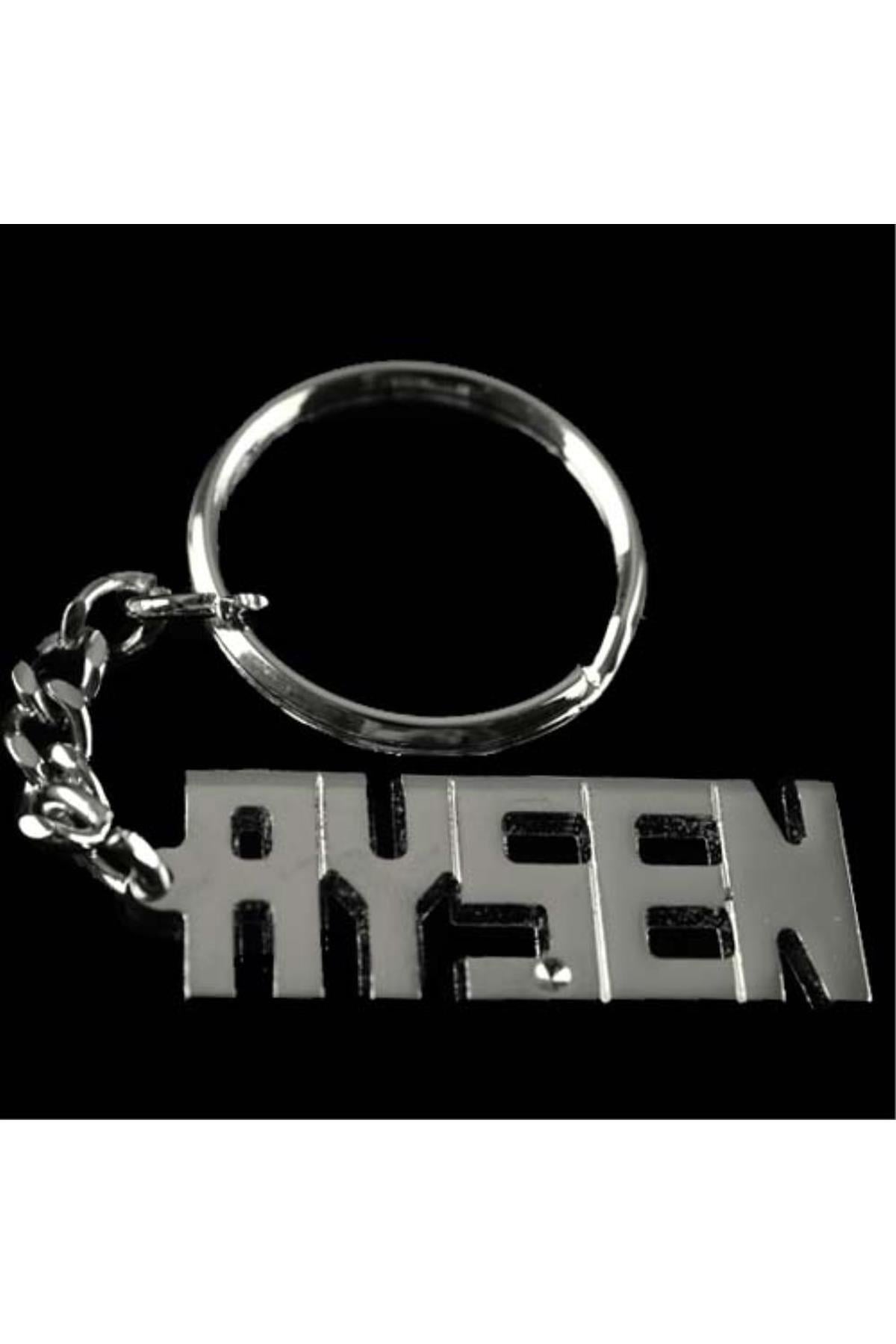 Ayşen İsimli Anahtarlık-Gümüş Rengi