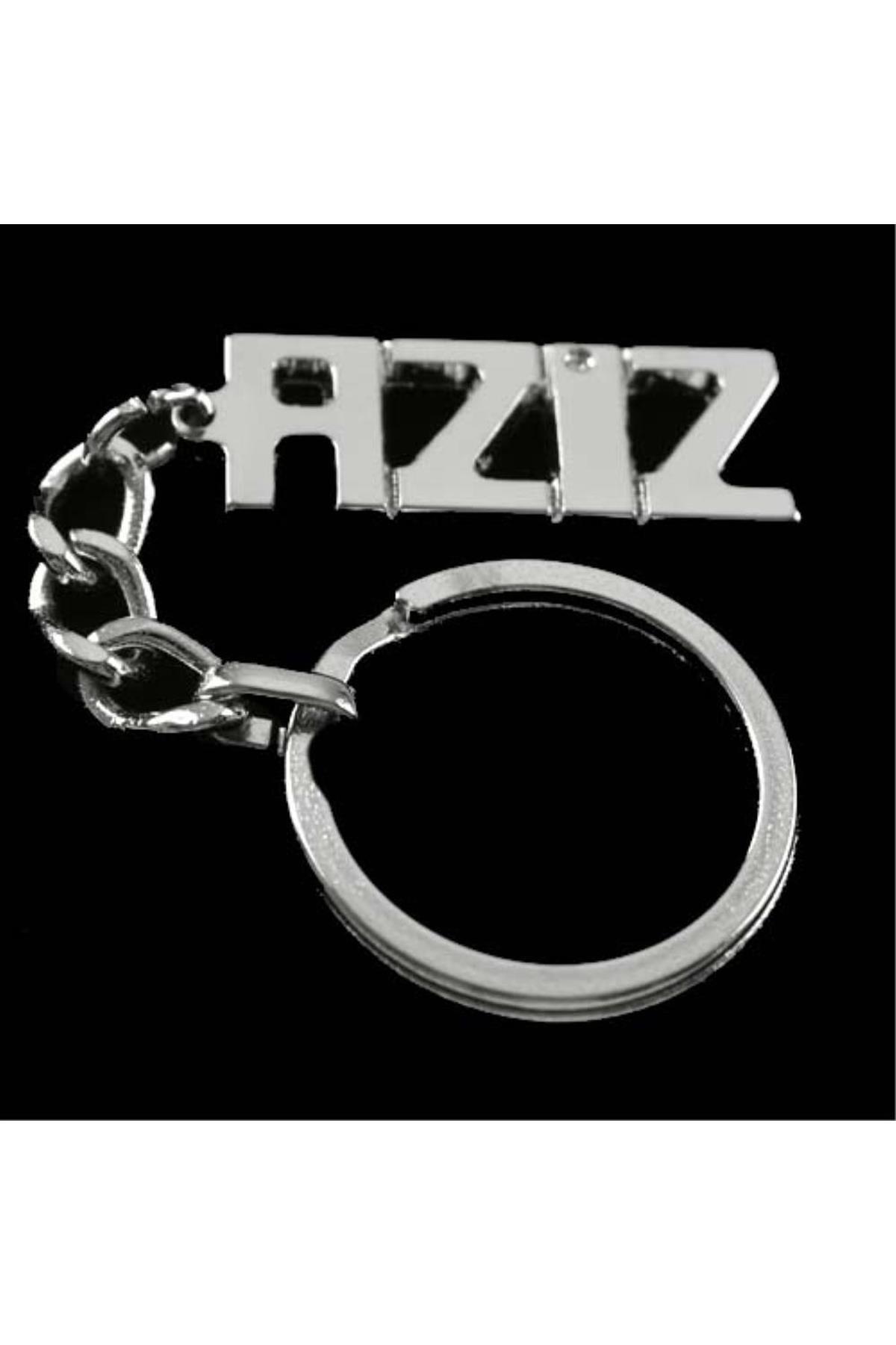 Aziz İsimli Anahtarlık-