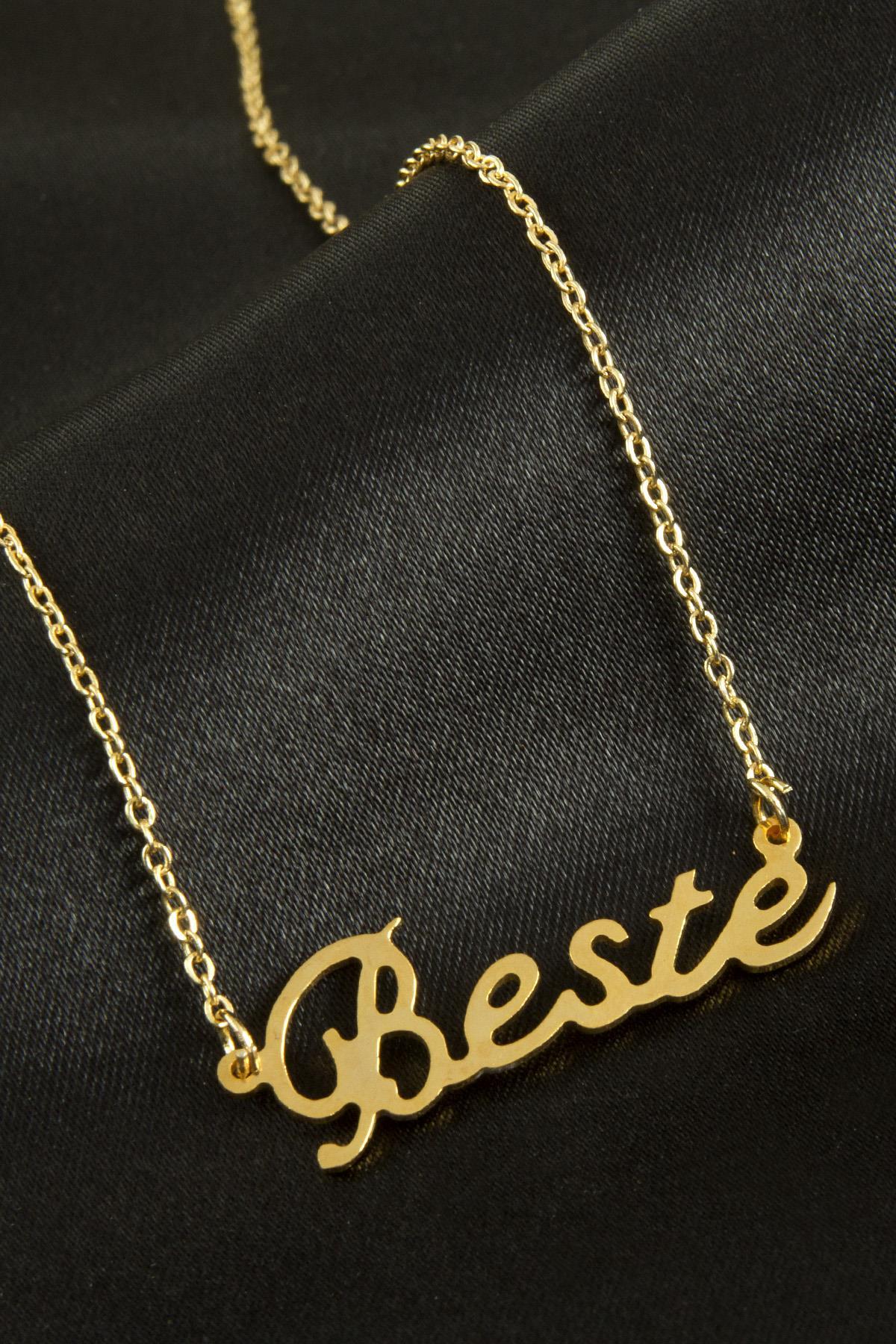 Beste isimli kolye (Kişiye Özel)