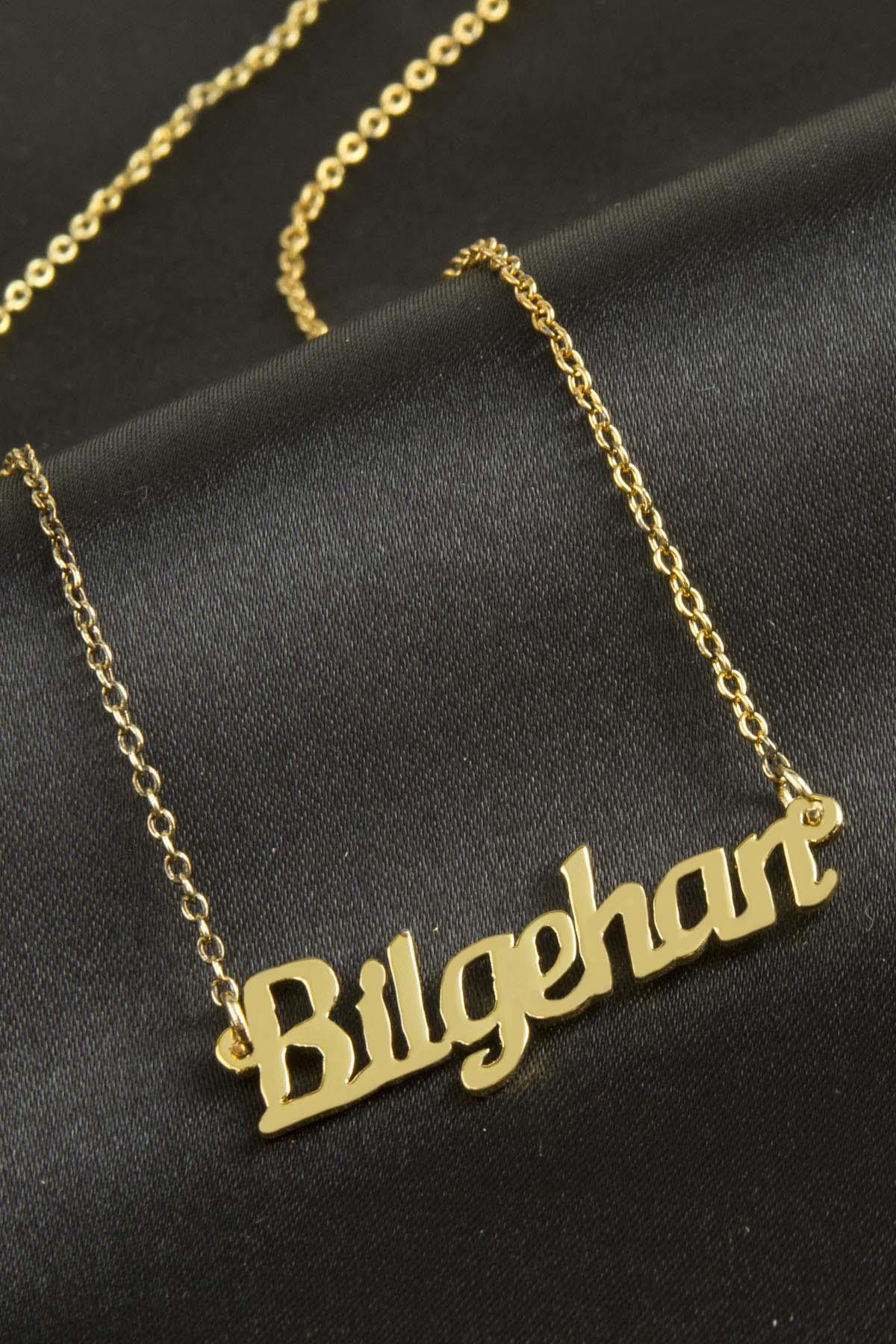 Bilgehan isimli kolye -Sarı