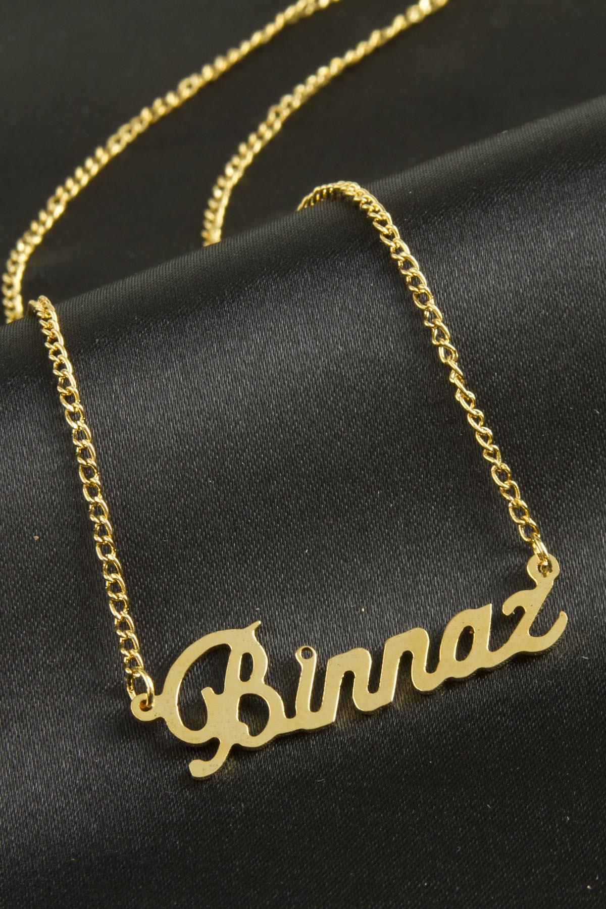 Binnaz isimli kolye -Sarı