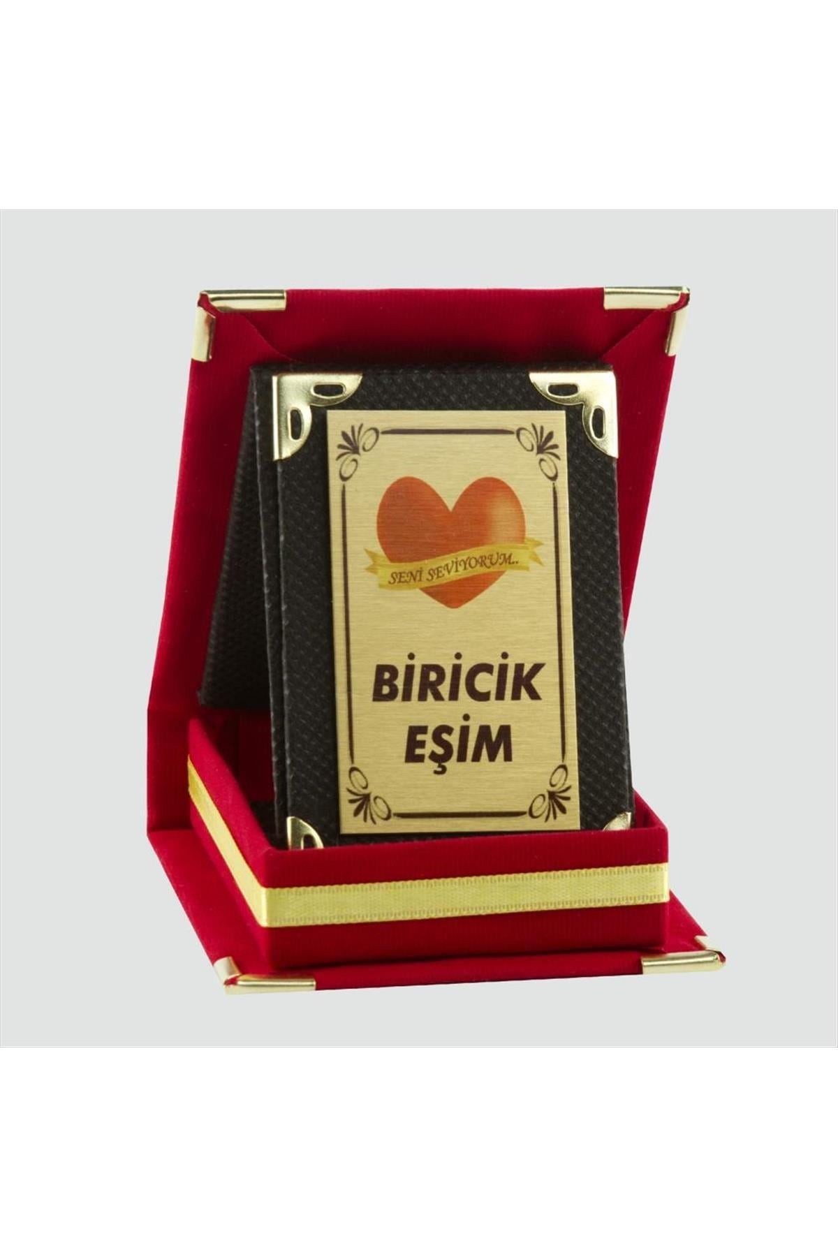 Biricik Eşim Plaketi-Kırmızı
