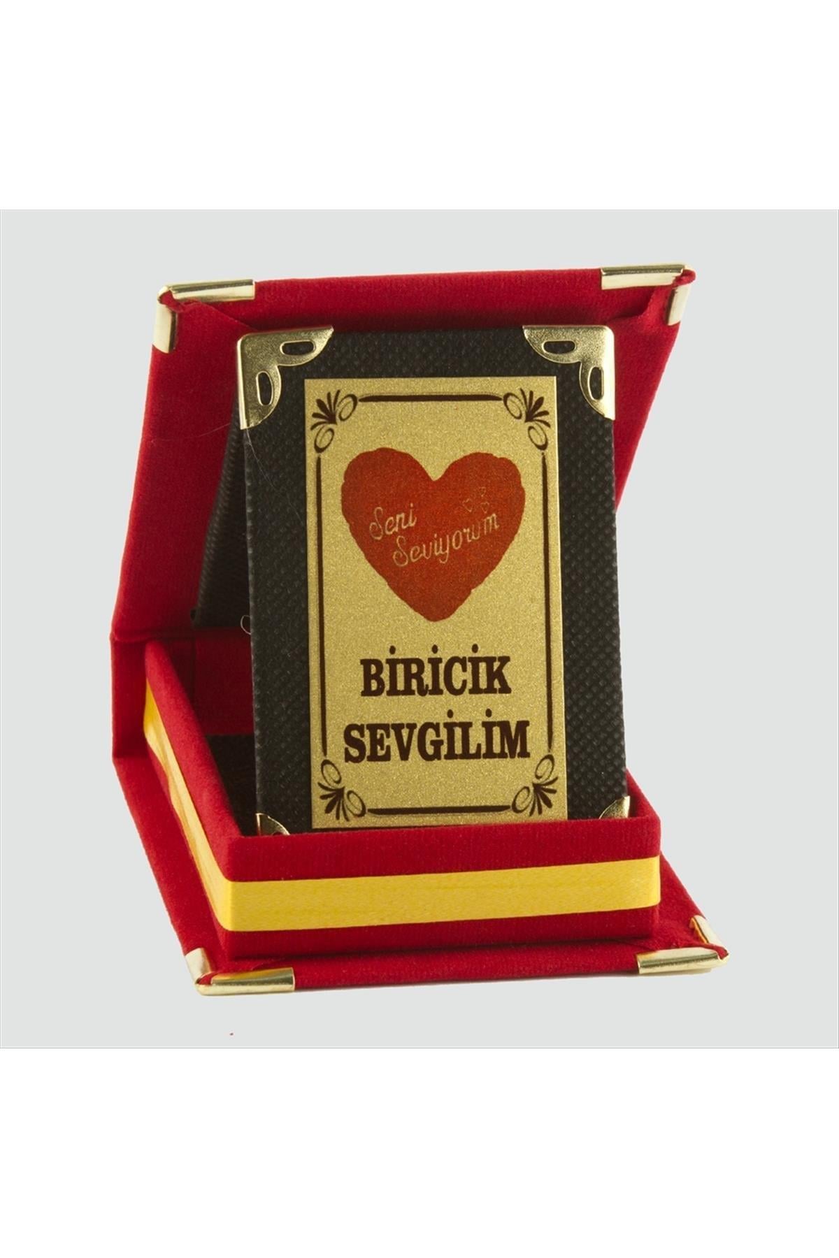 Biricik Sevgilim Plaketi-Kırmızı
