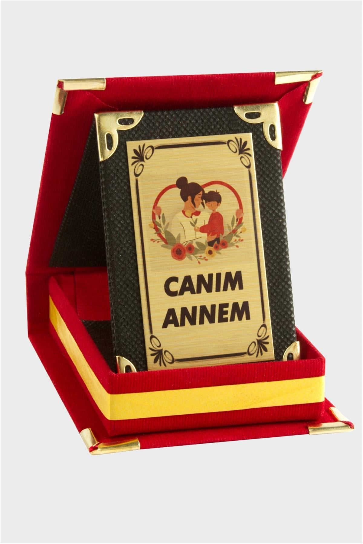 Canım Annem Plaketi-Kırmızı