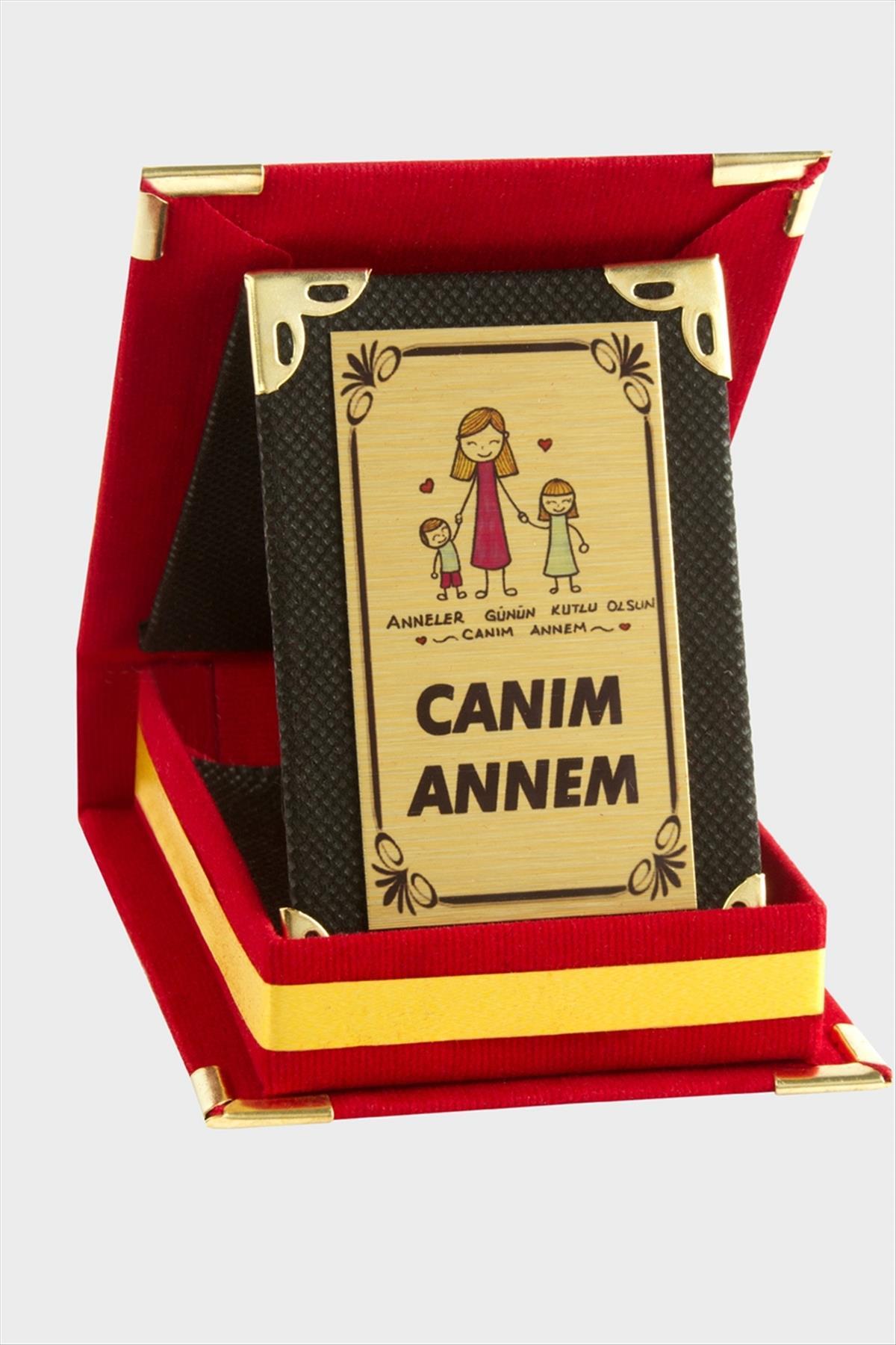 Canım Annem Plaketi-Kırmızı